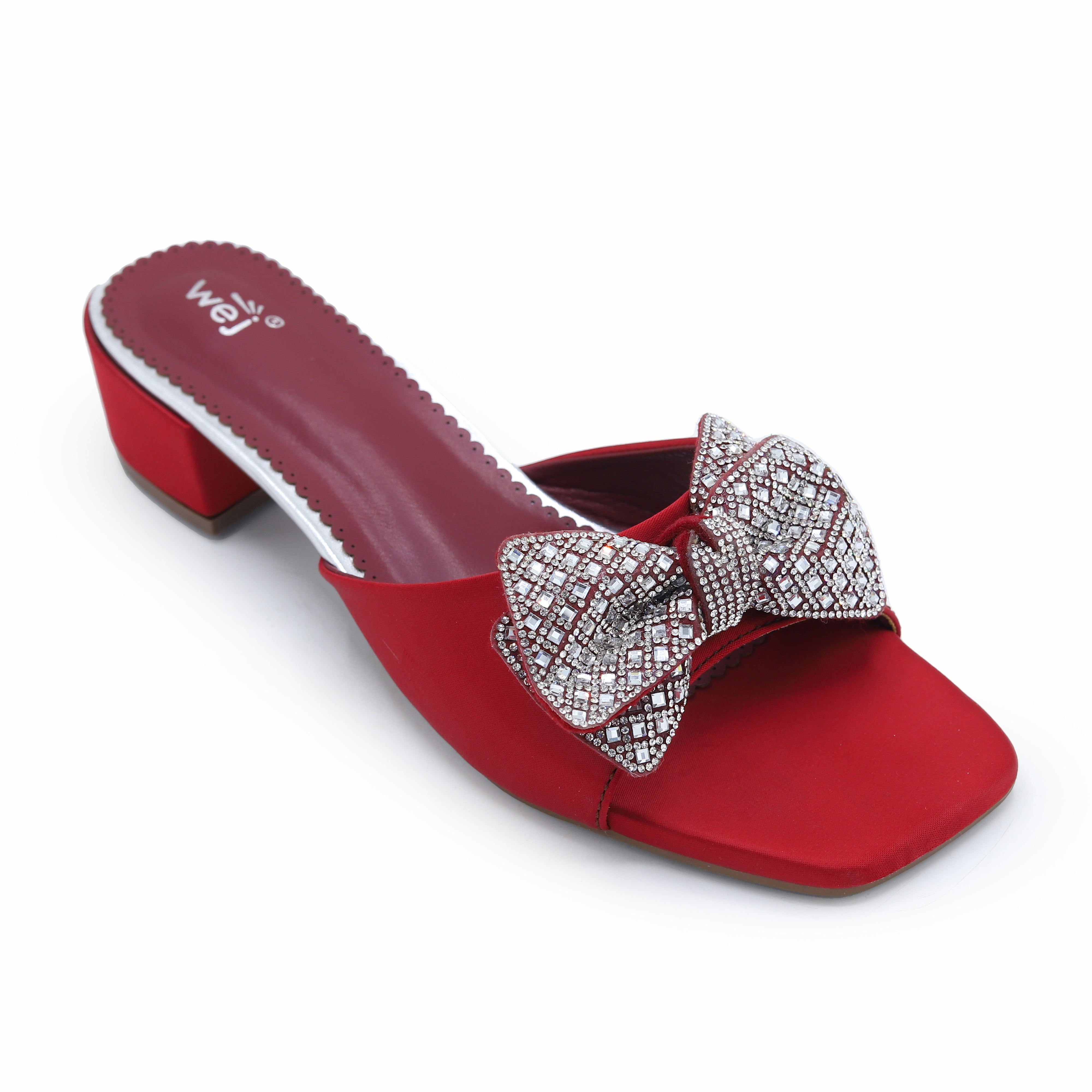 Crystal Bow 8103118 Maroon