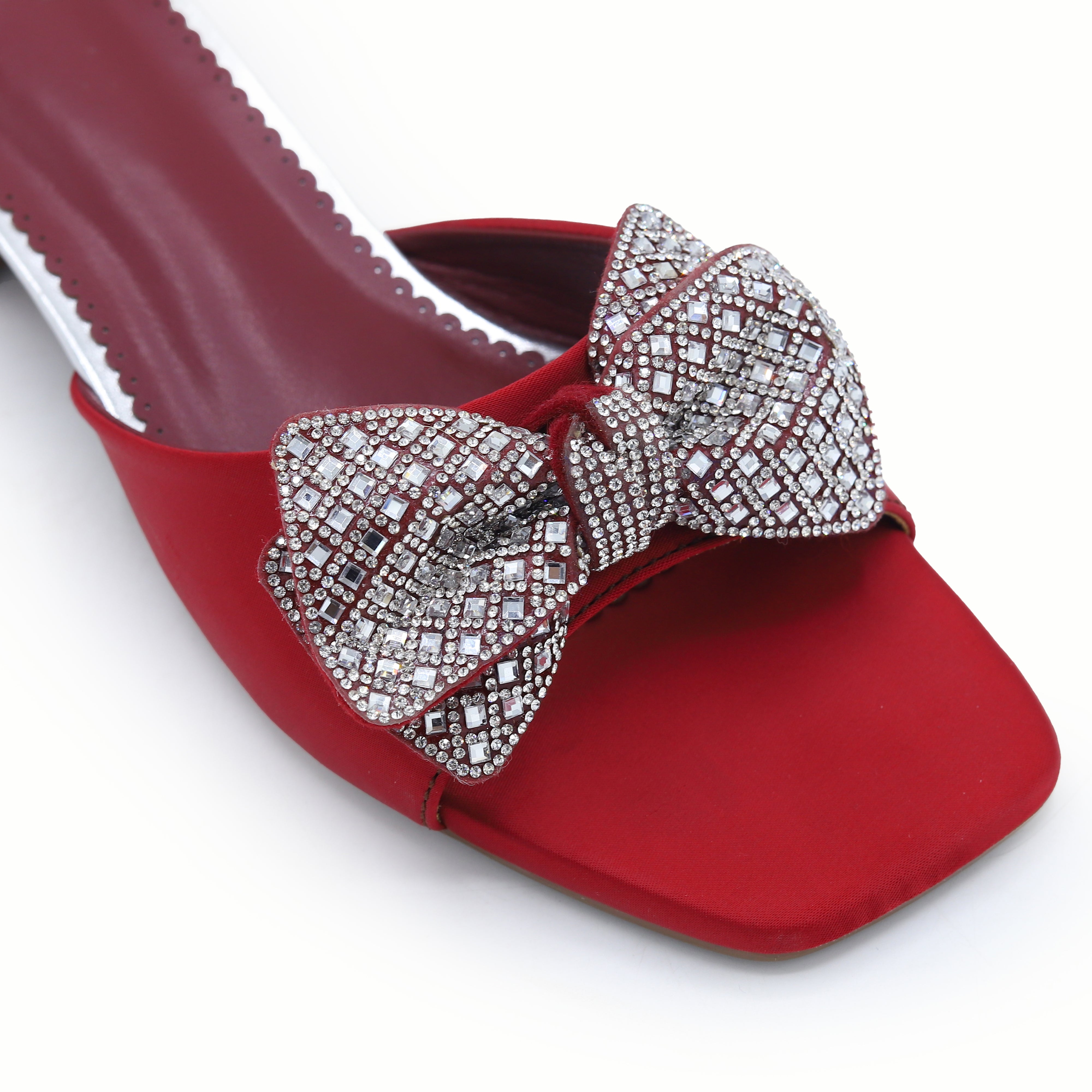 Crystal Bow 8103118 Maroon