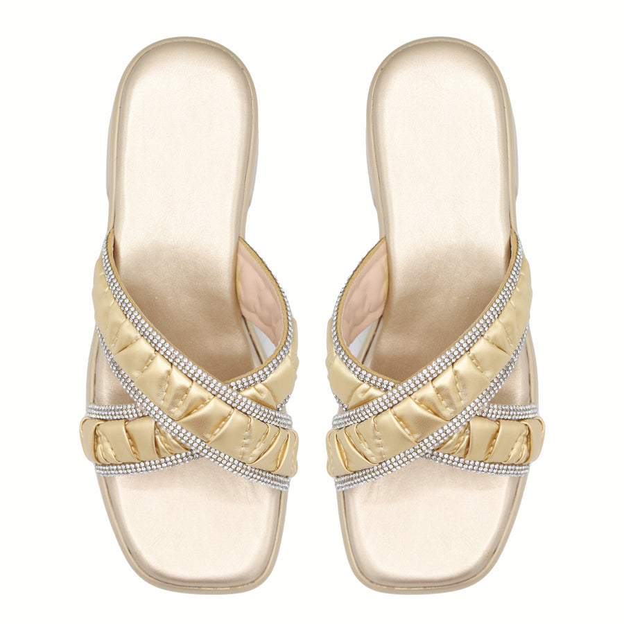 Women's Sandals | Gold | 8003686