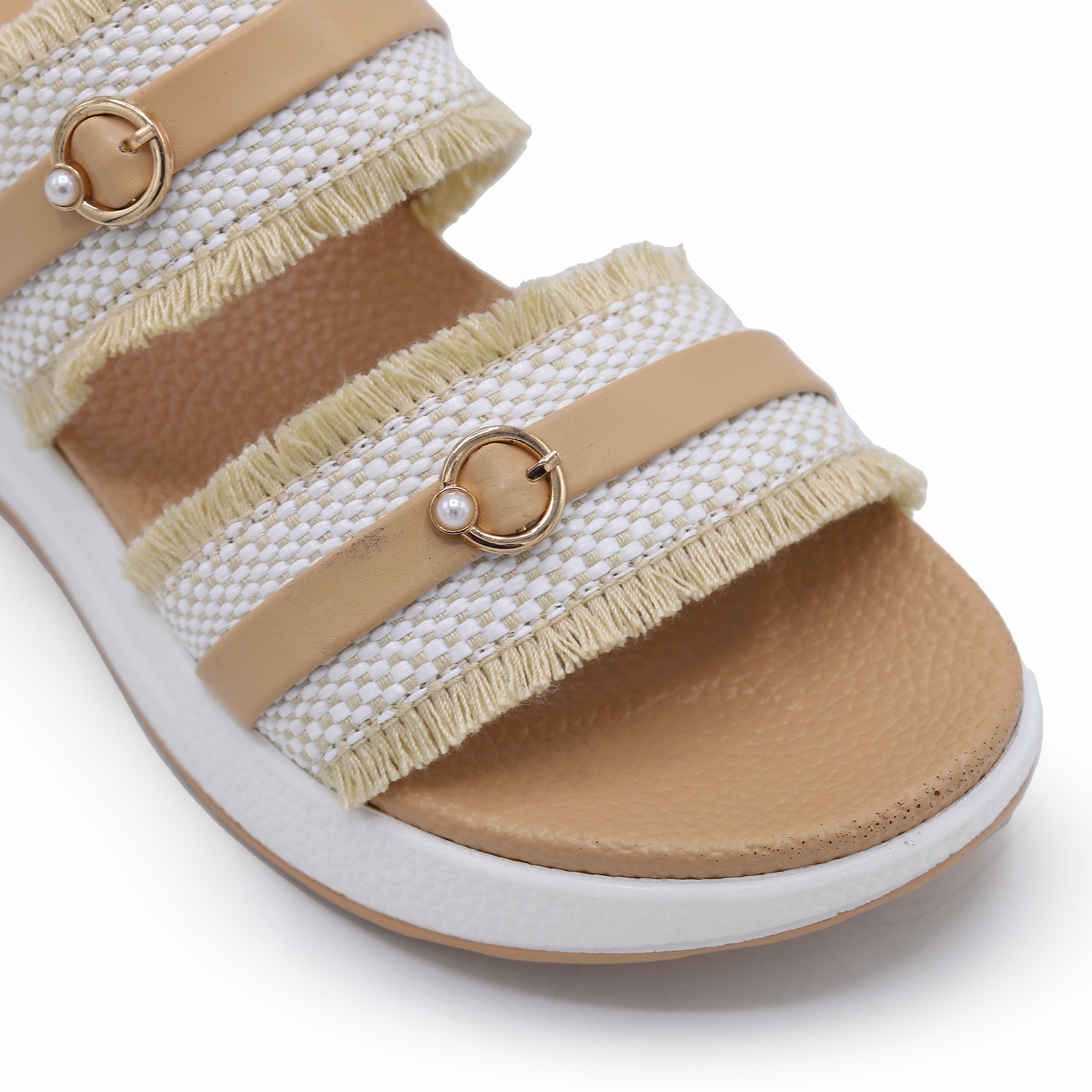 Raffia Fringe 8003676 Beige