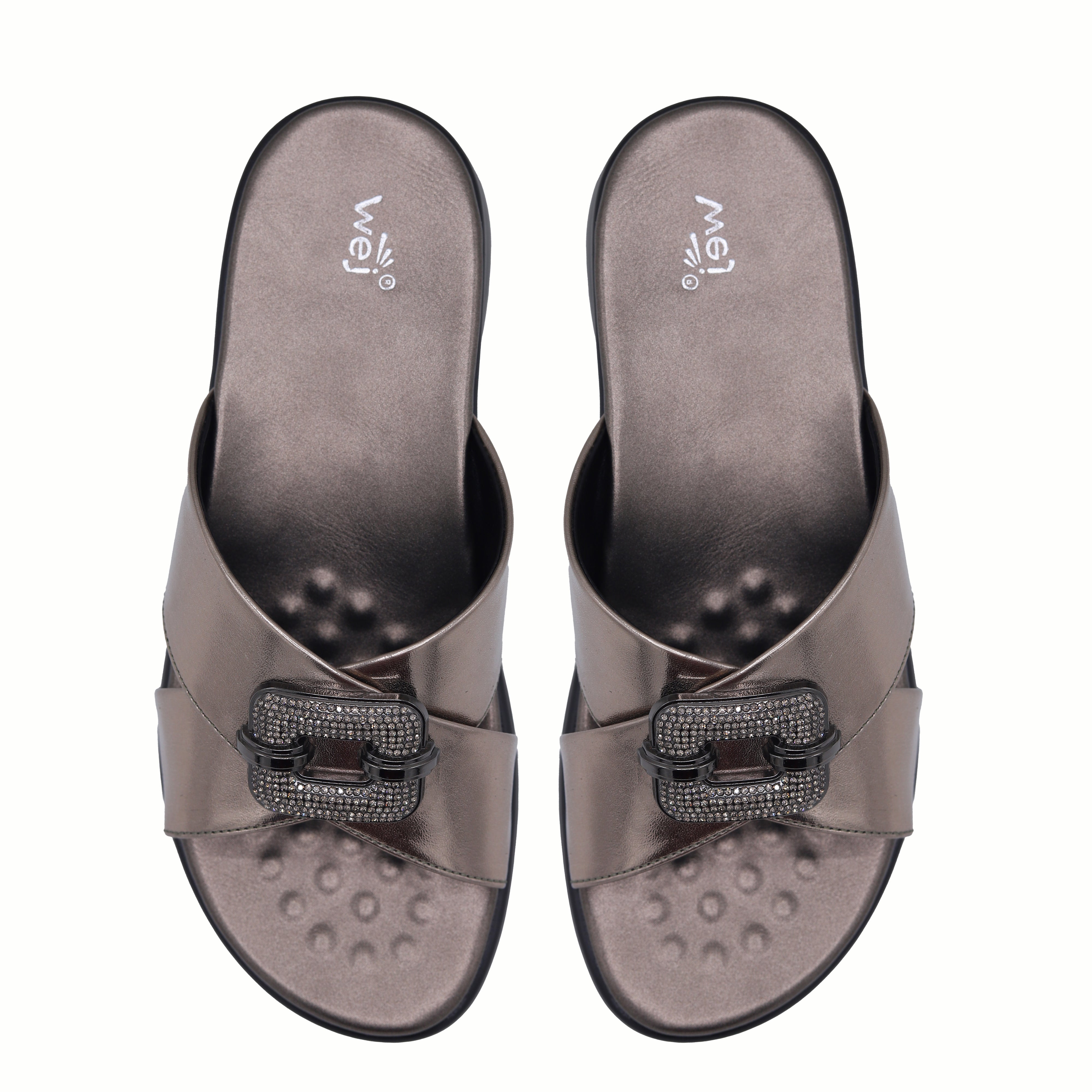Crystal Buckle 8003682 Grey