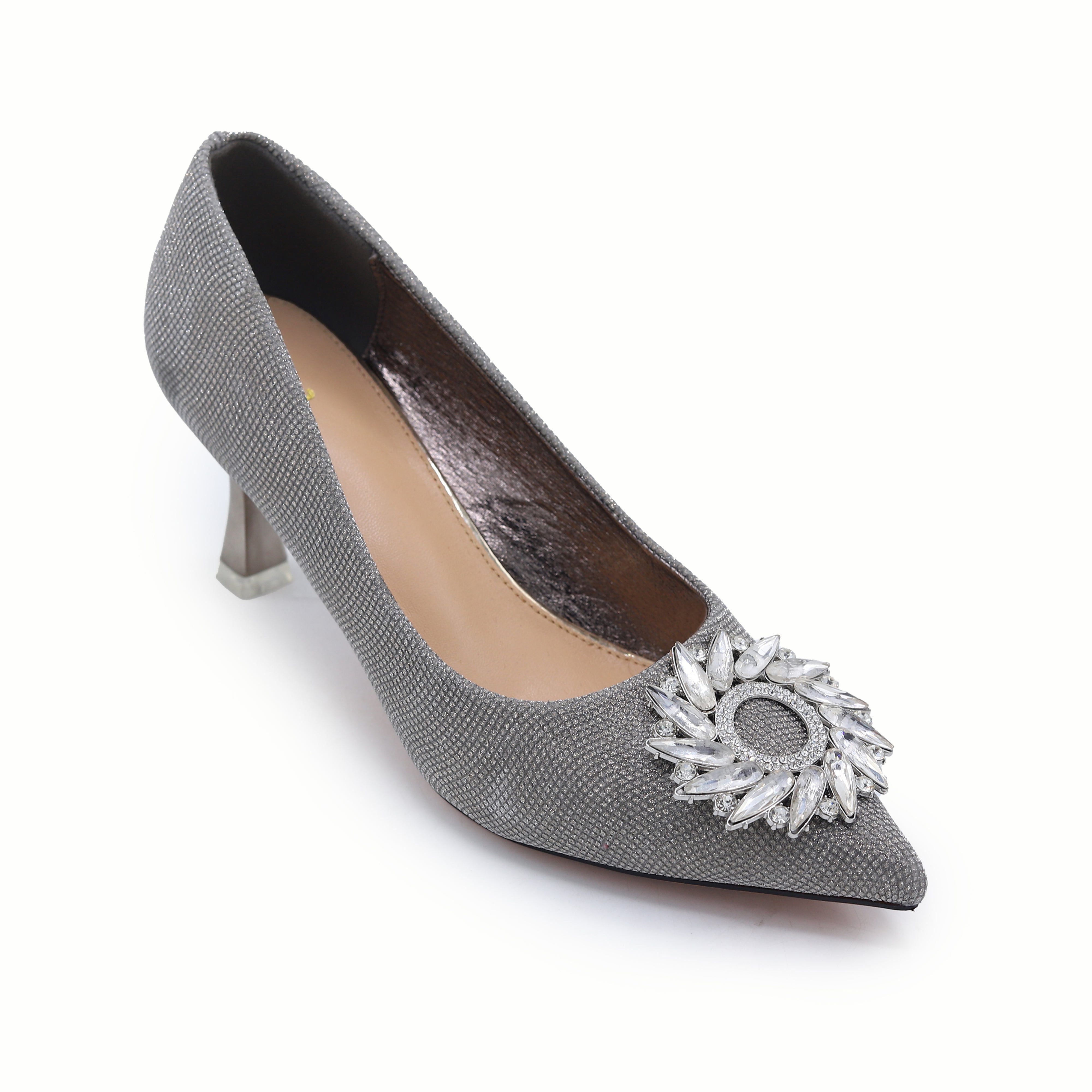 Bridal Court Shoes  8108186 Grey
