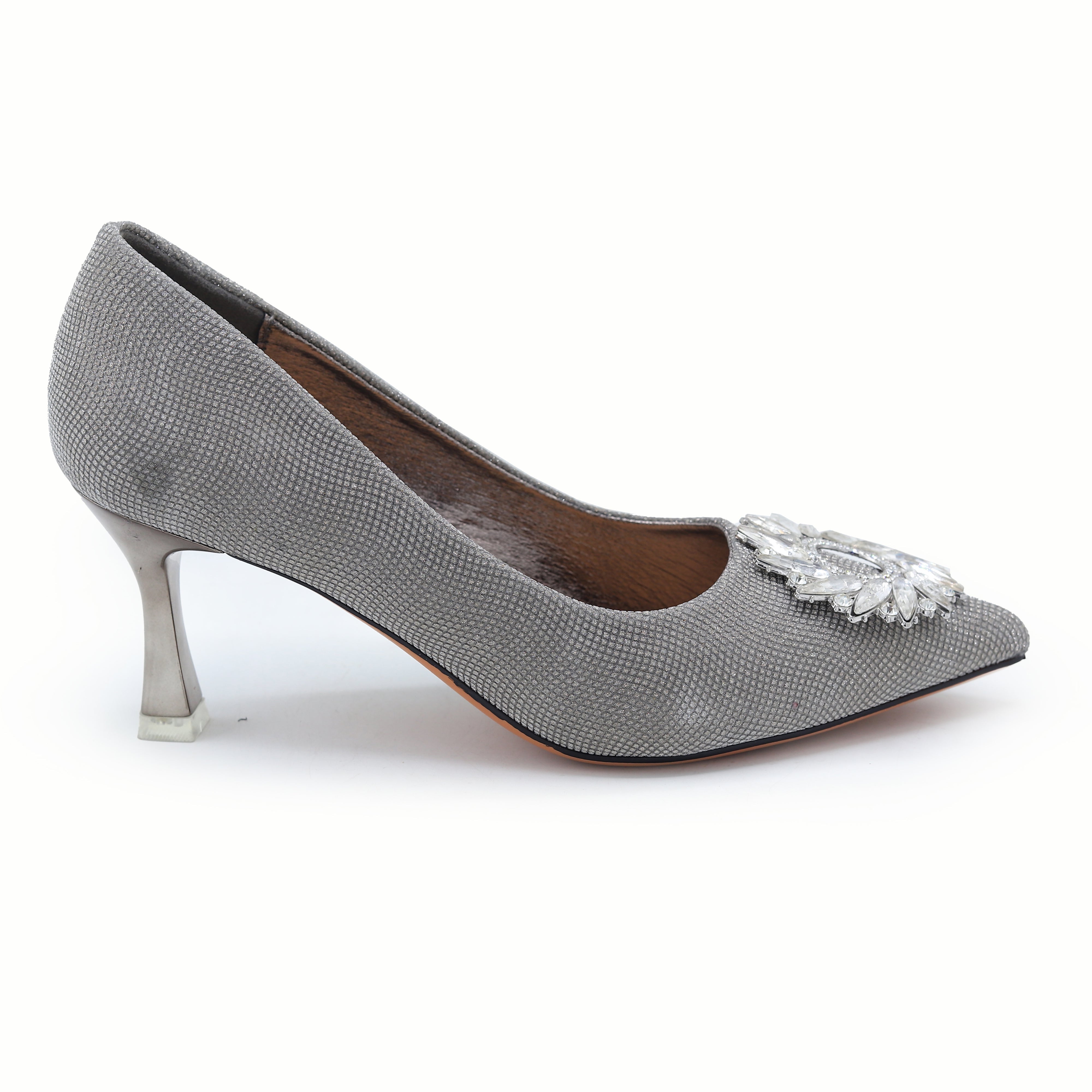 Bridal Court Shoes  8108186 Grey