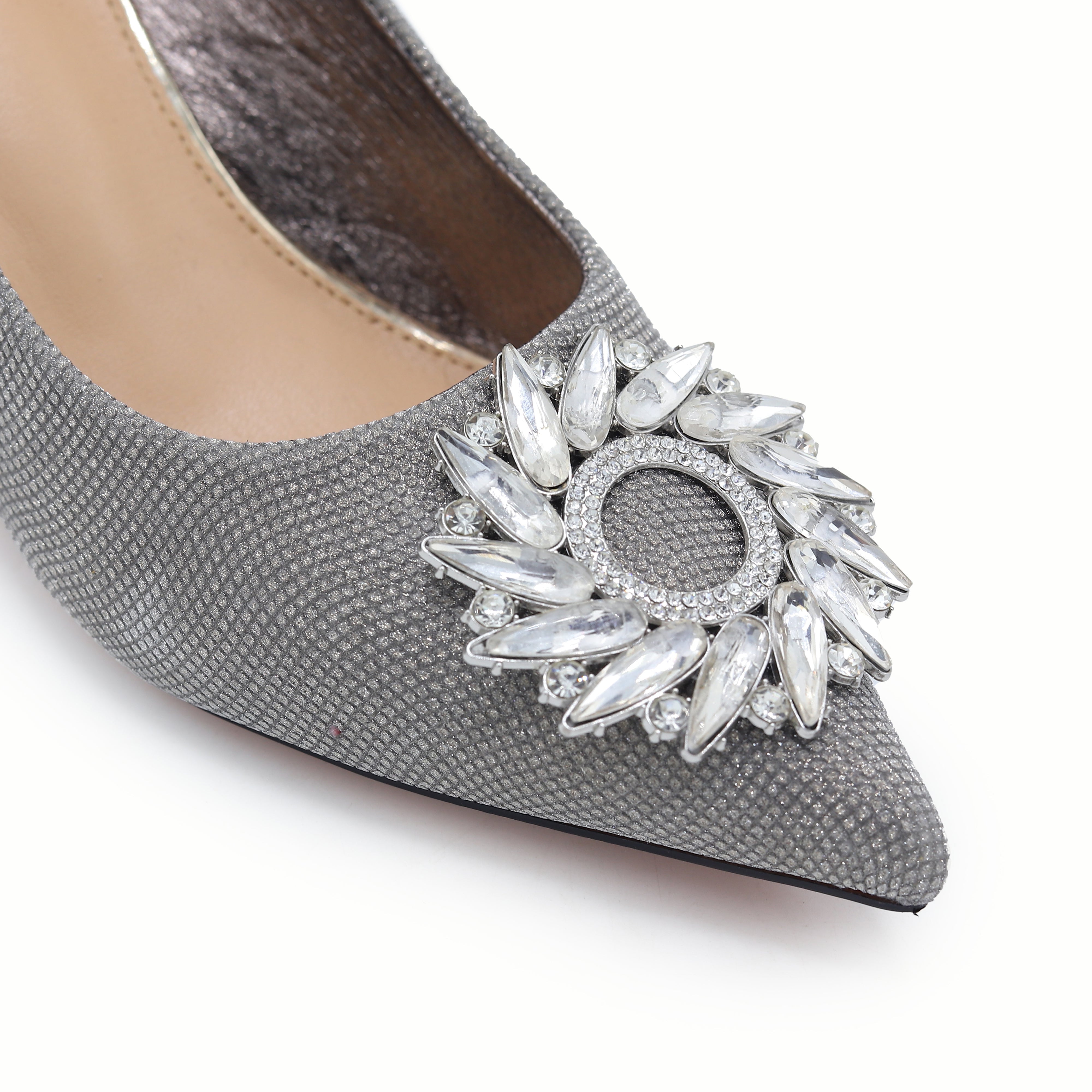 Bridal Court Shoes  8108186 Grey