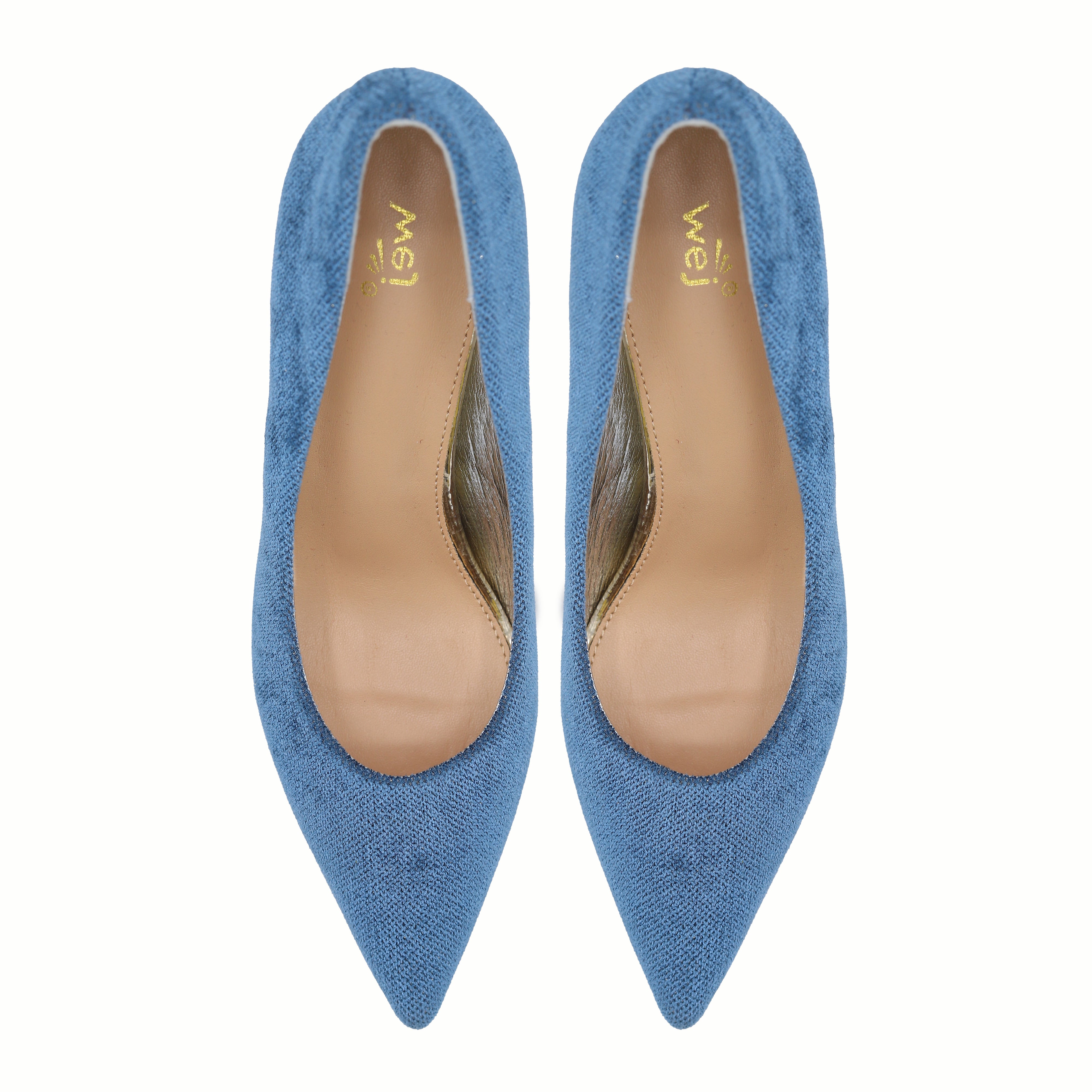 Suede Court Shoes 8108158 Blue