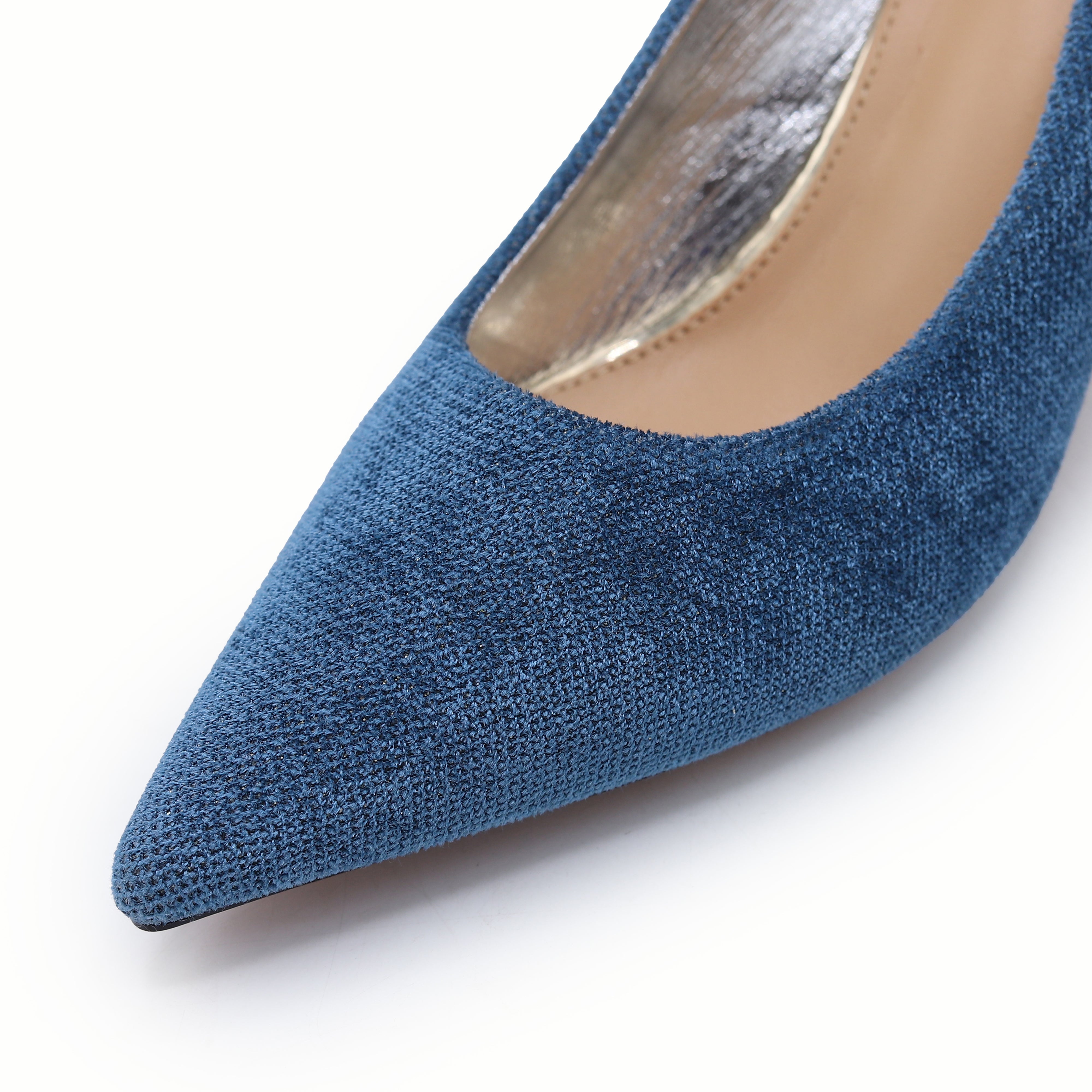 Suede Court Shoes 8108158 Blue