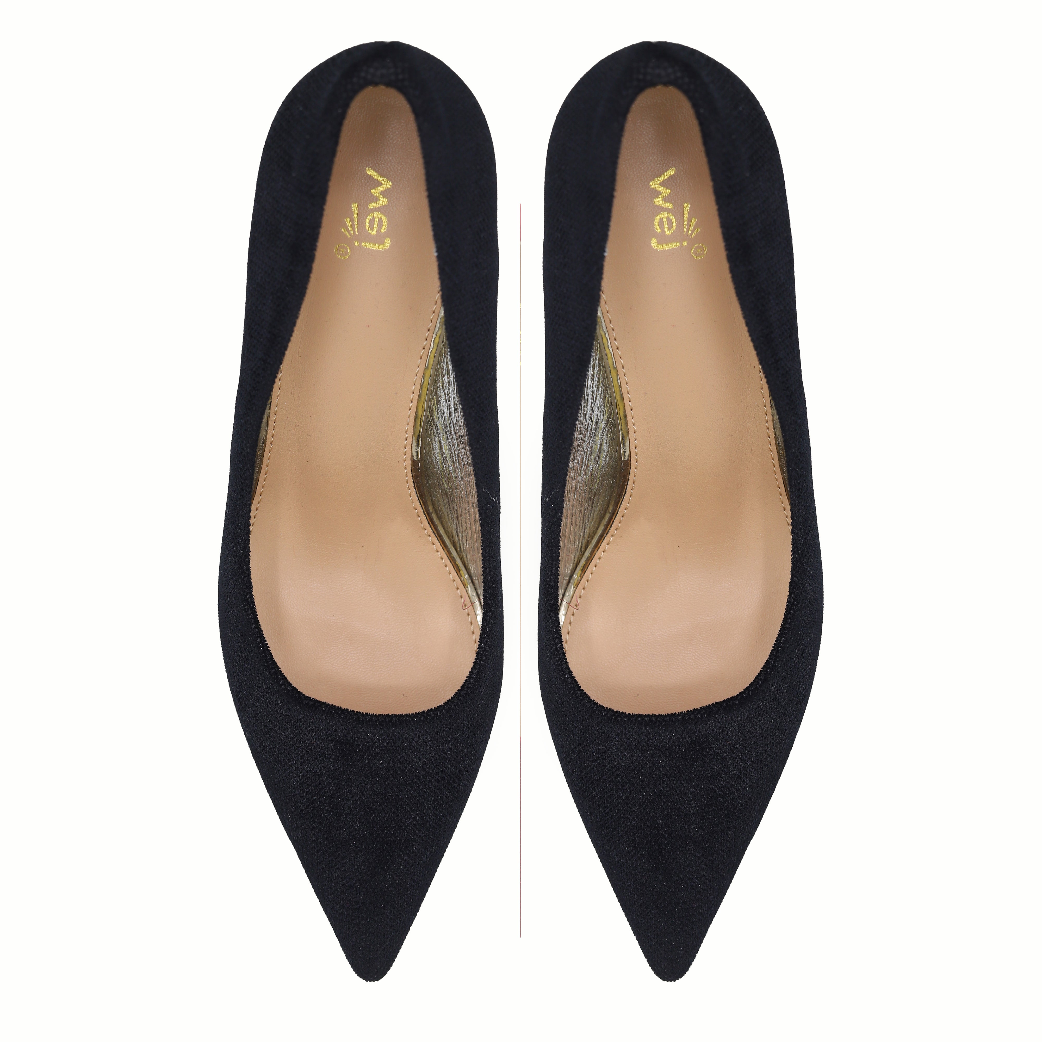 Suede Court Shoes 8108158 Black