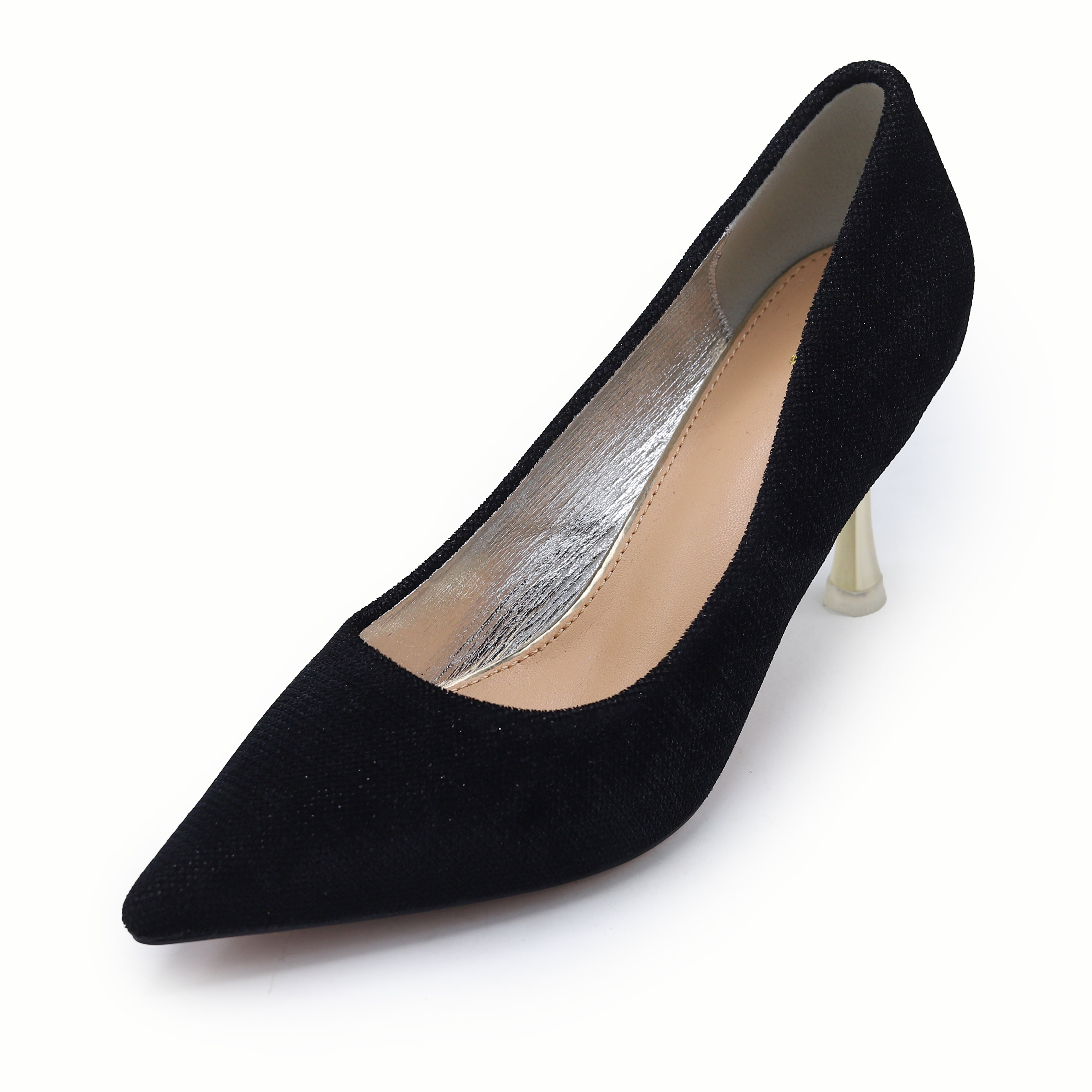 Suede Court Shoes 8108158 Black