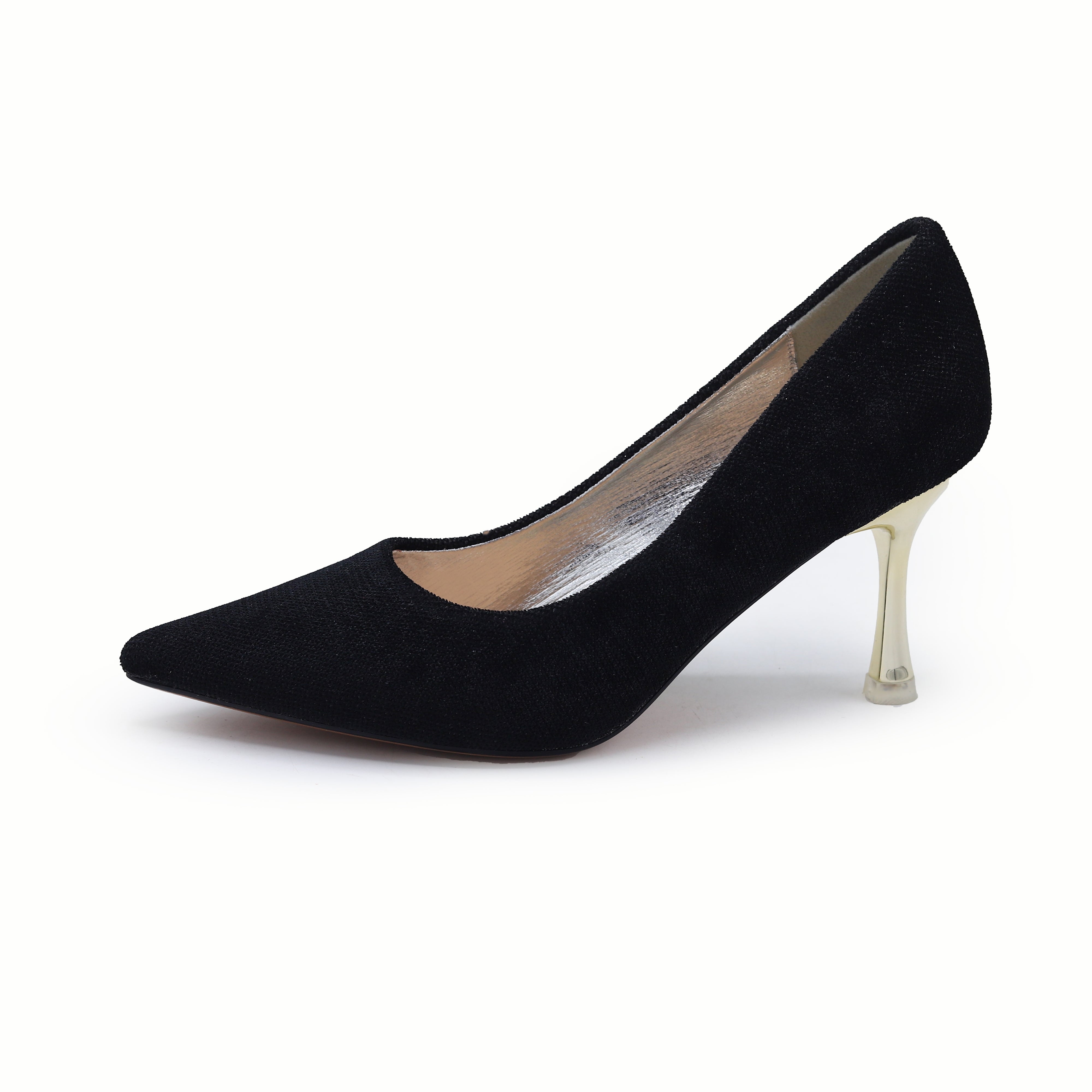Suede Court Shoes 8108158 Black