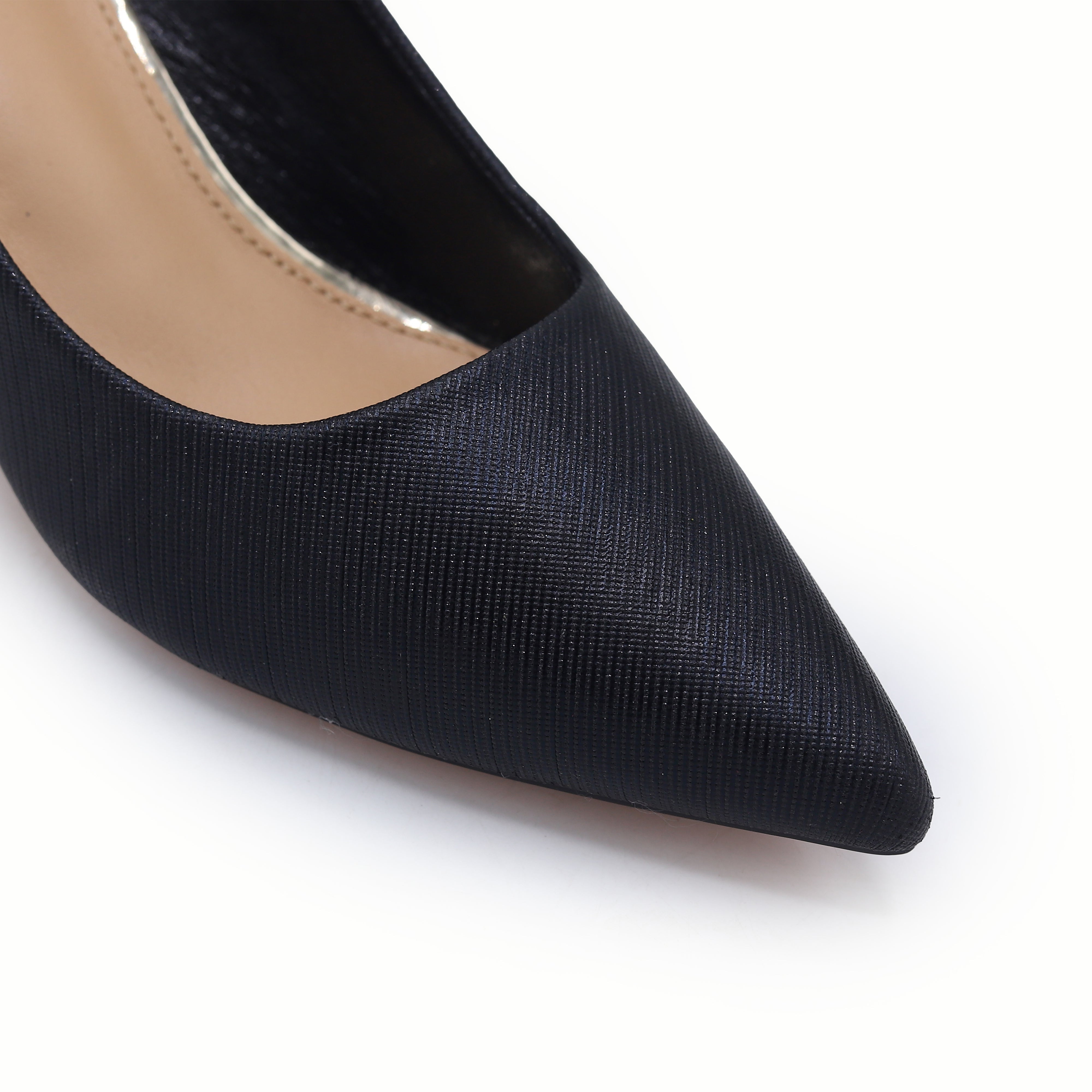 Metallic Court Shoes 8108185 Black