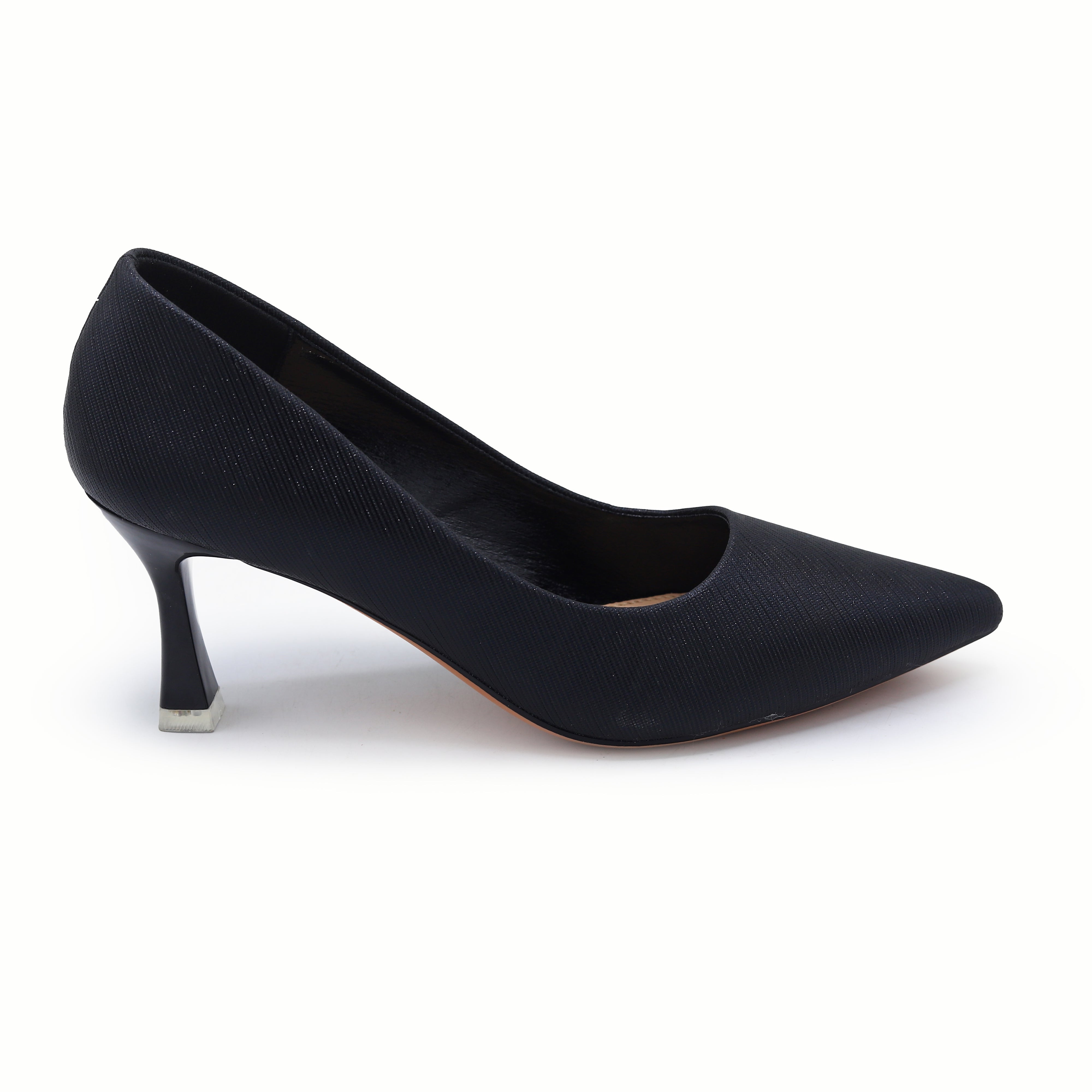 Metallic Court Shoes 8108185 Black