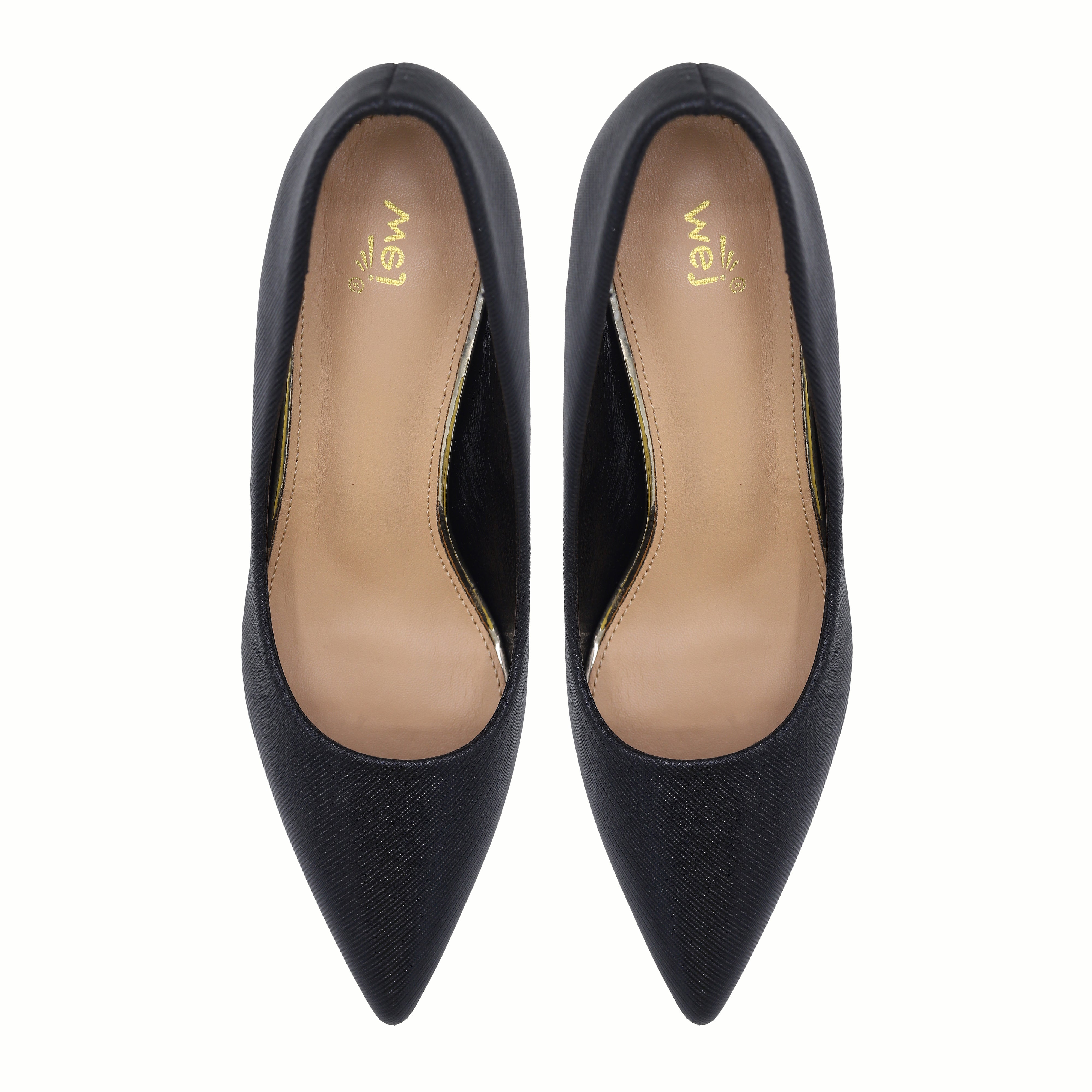 Metallic Court Shoes 8108185 Black