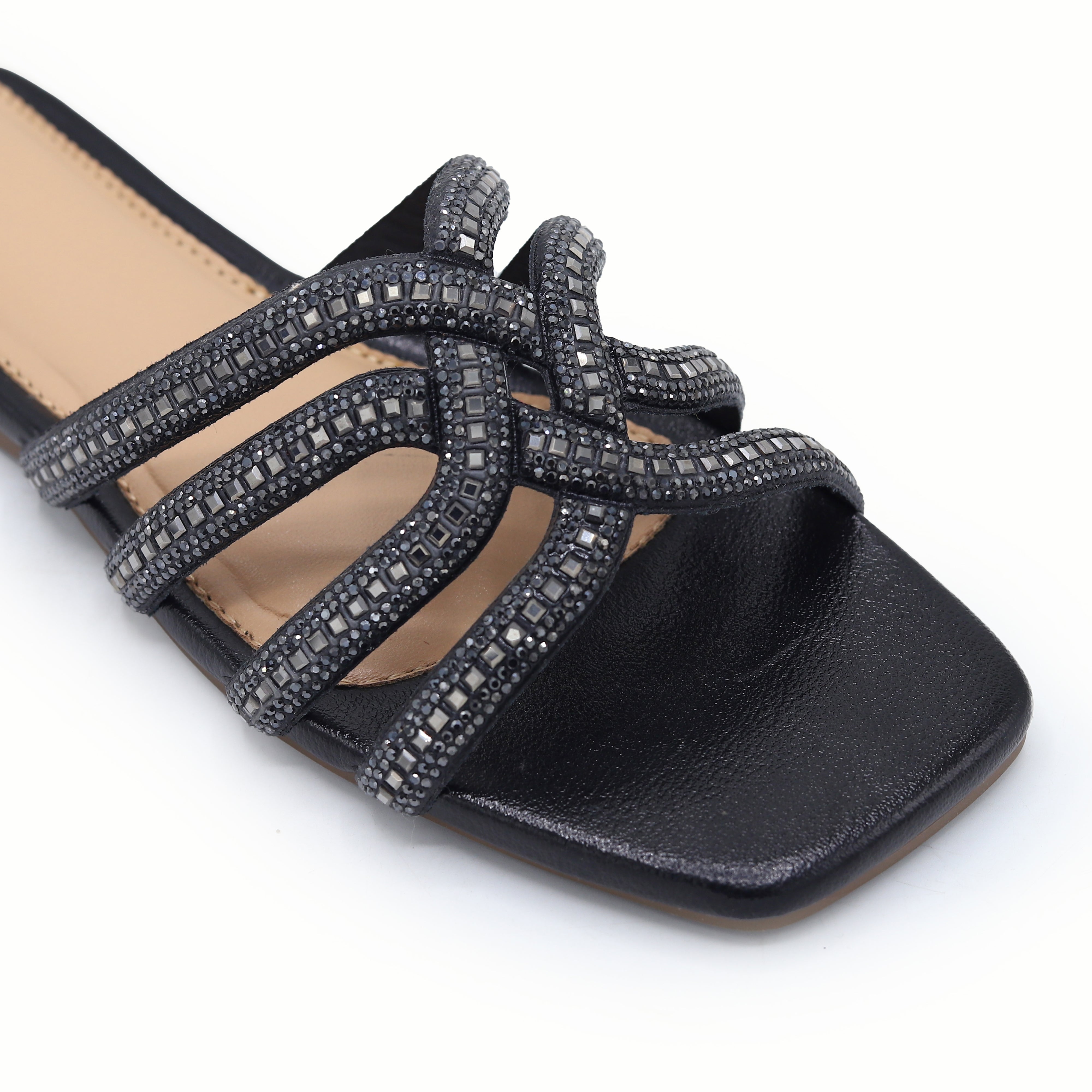 Rhinestone Flat 8003711 Black