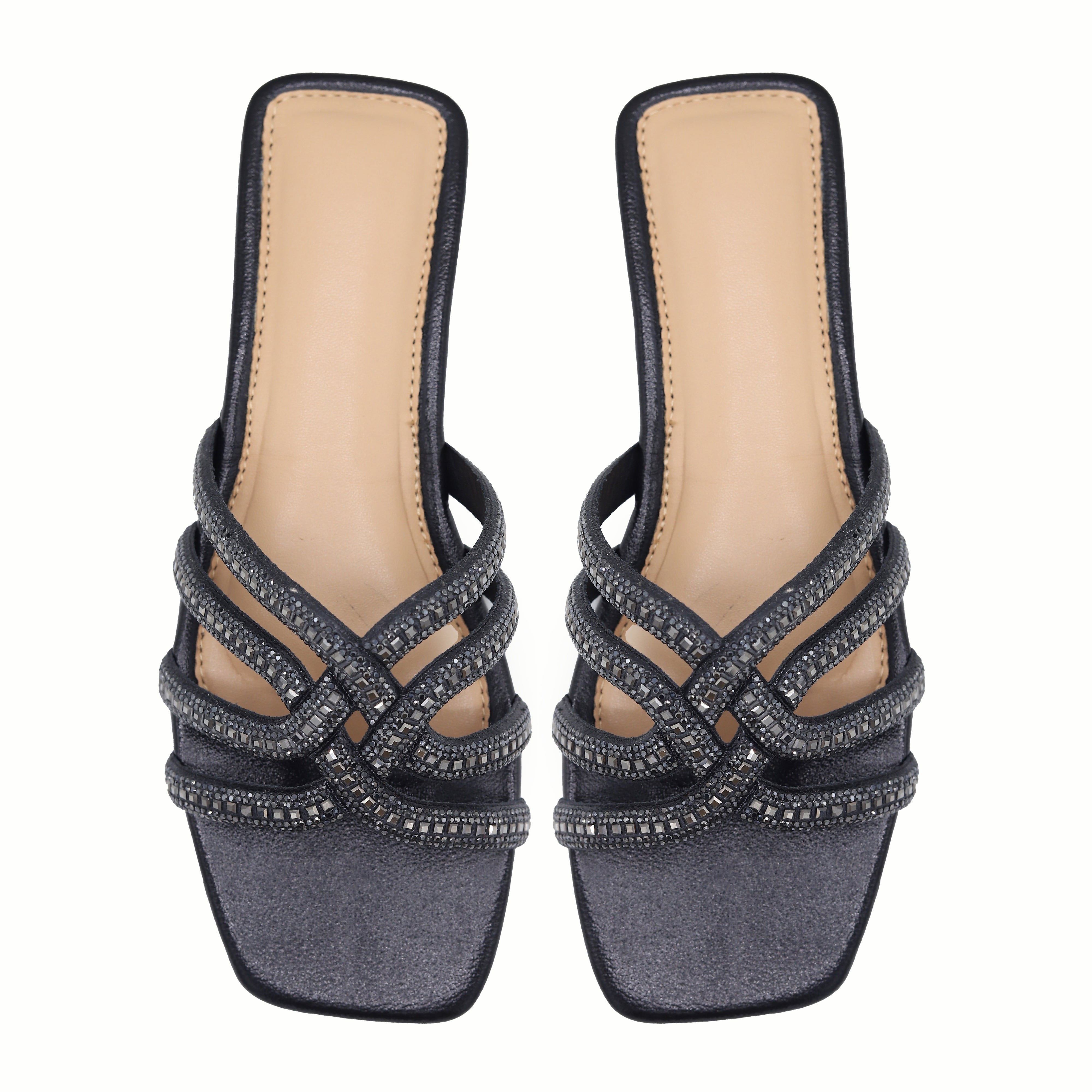 Rhinestone Flat 8003711 Black