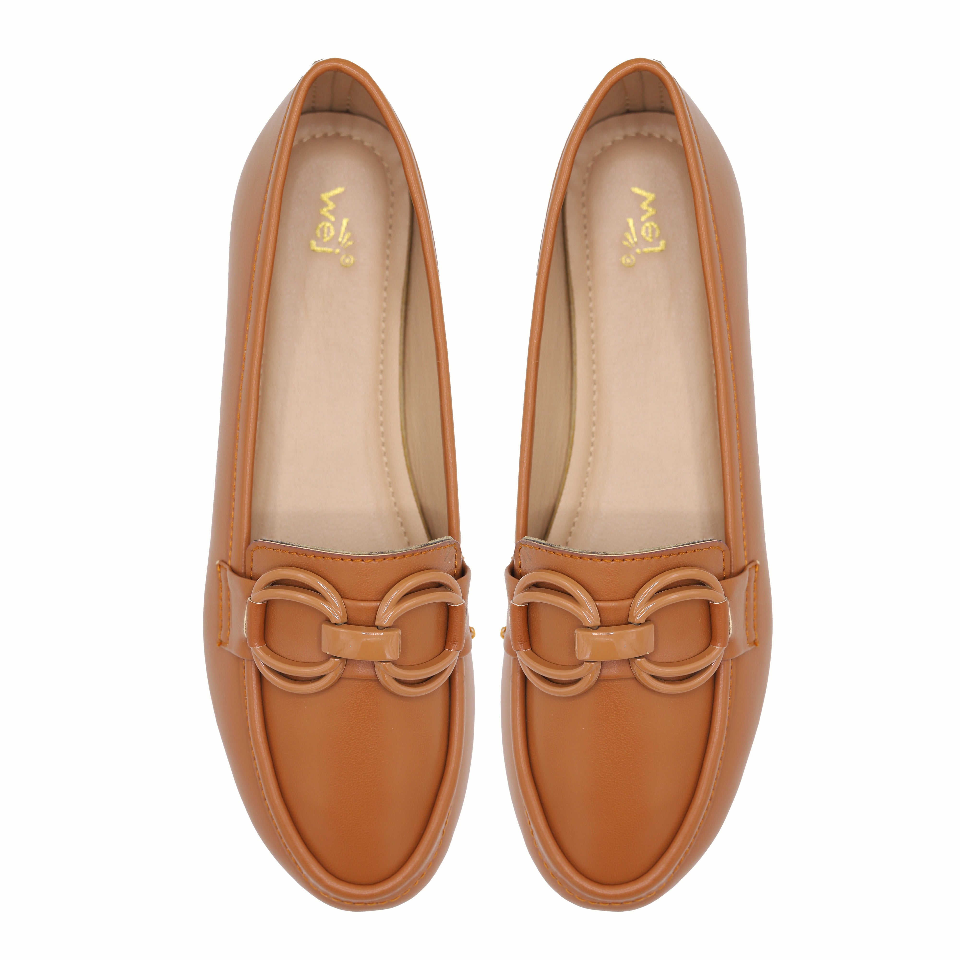 Loafer Flats for Women | Tan | 8004669