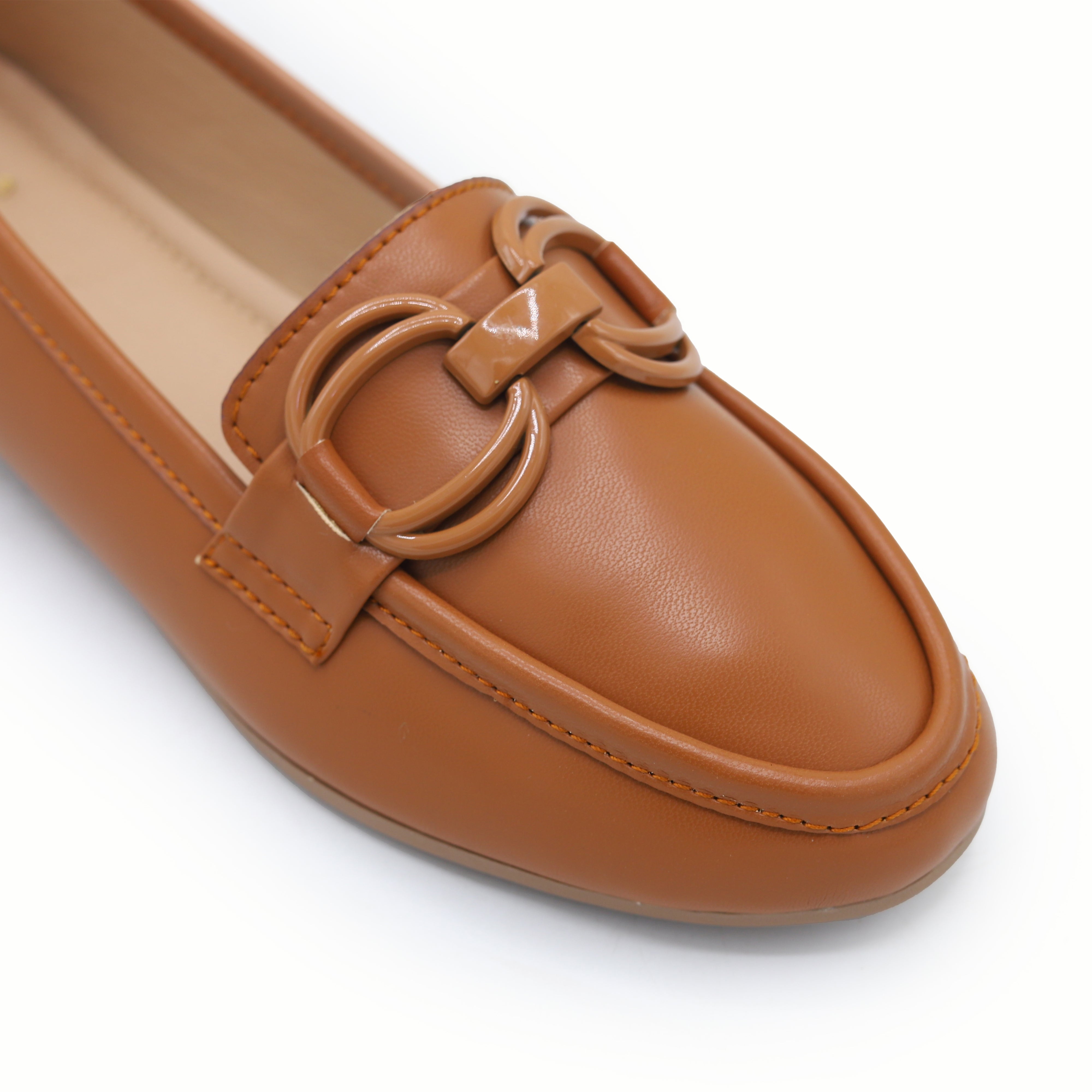 Loafer Flats for Women | Tan | 8004669