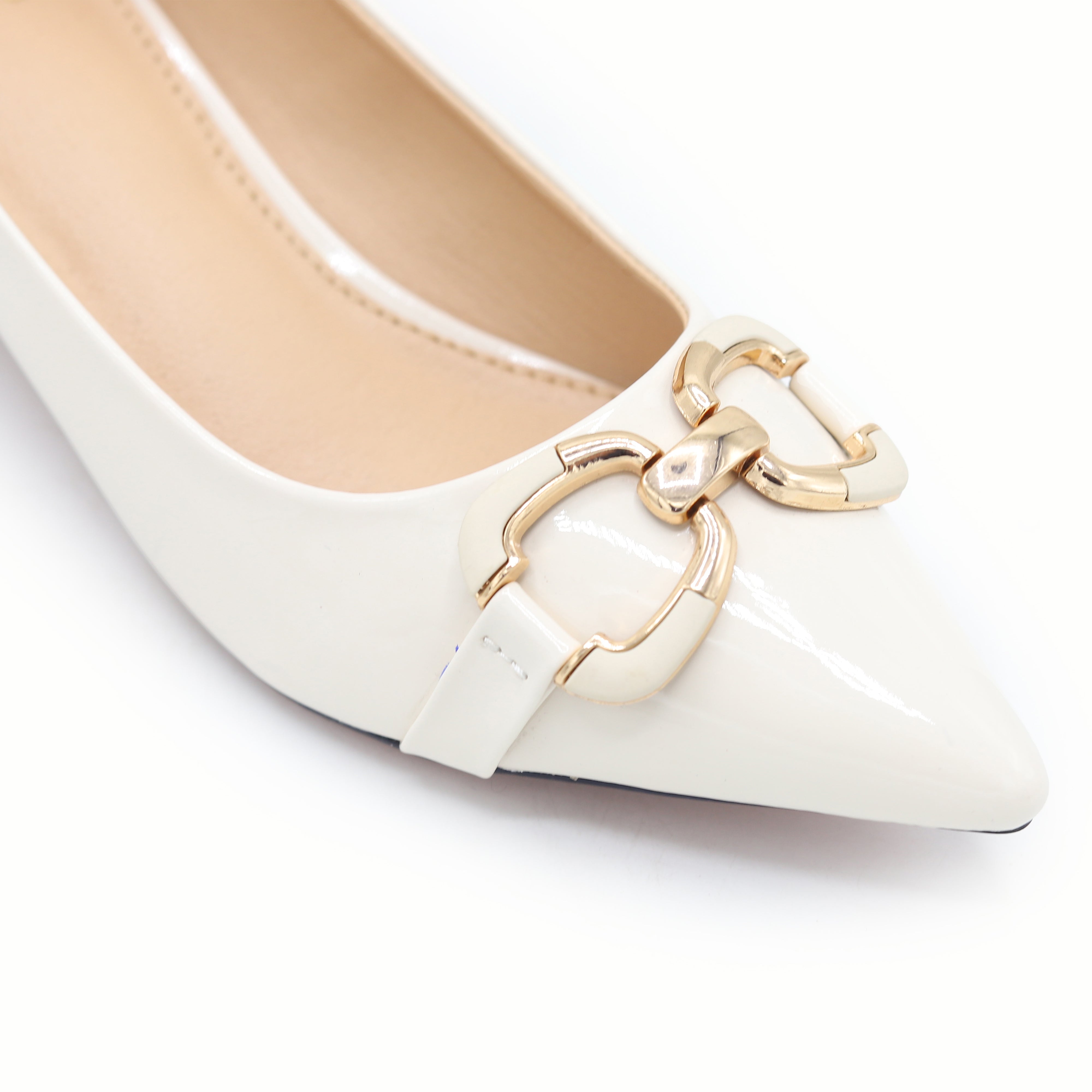 Patent Block Heel | Fawn | 8108333