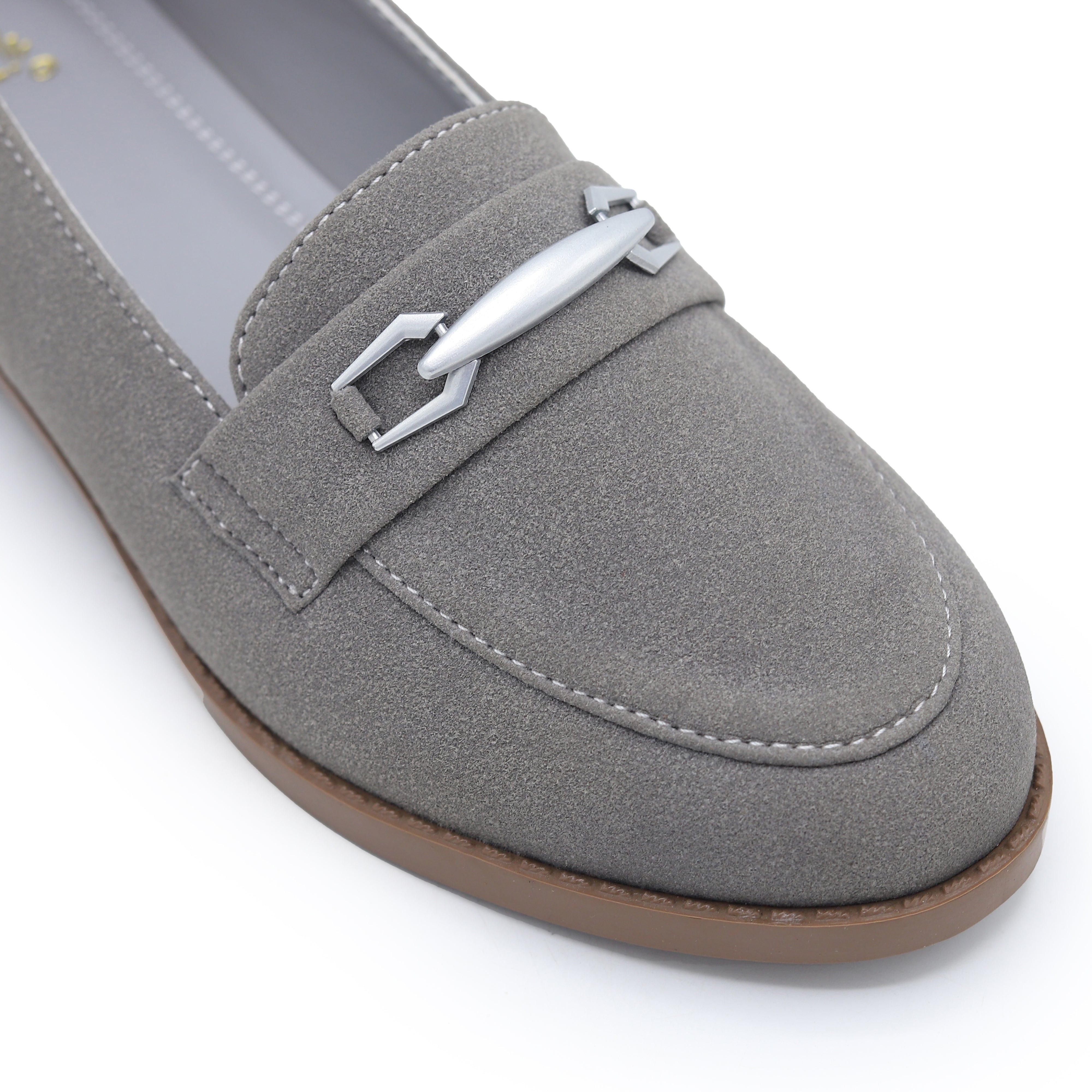 Suede Loafers 8004475 Grey