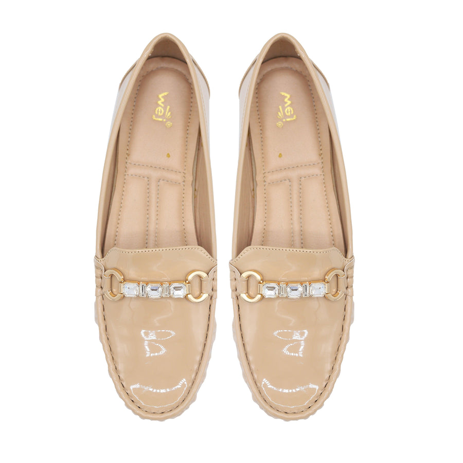 Patent Loafers 8004635 D Beige