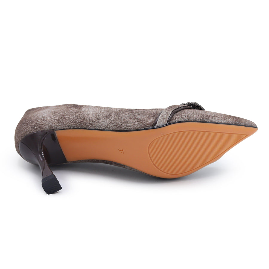 Court Pumps 8108257 Coffee 7cm