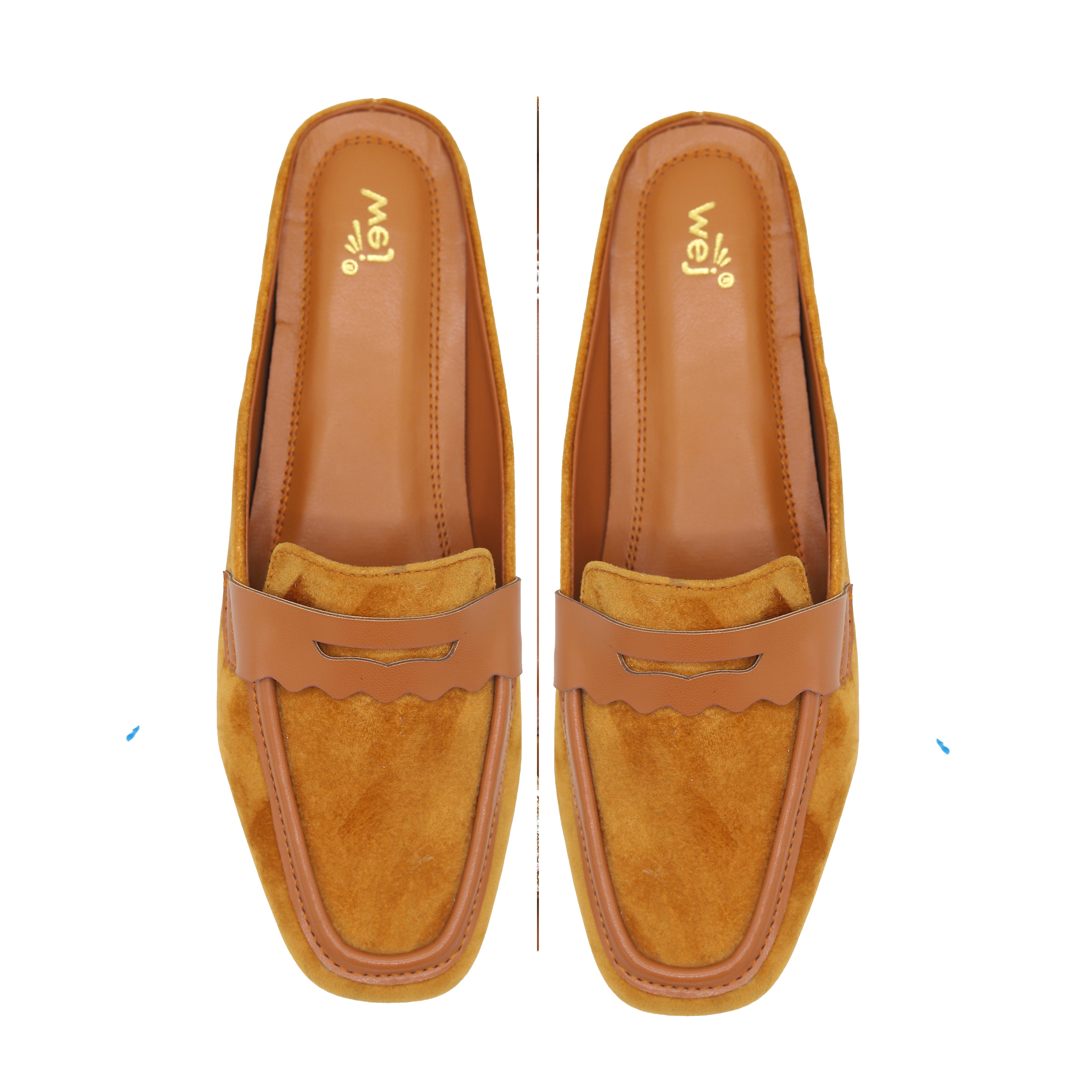 Suede Mules 8007249 Tan
