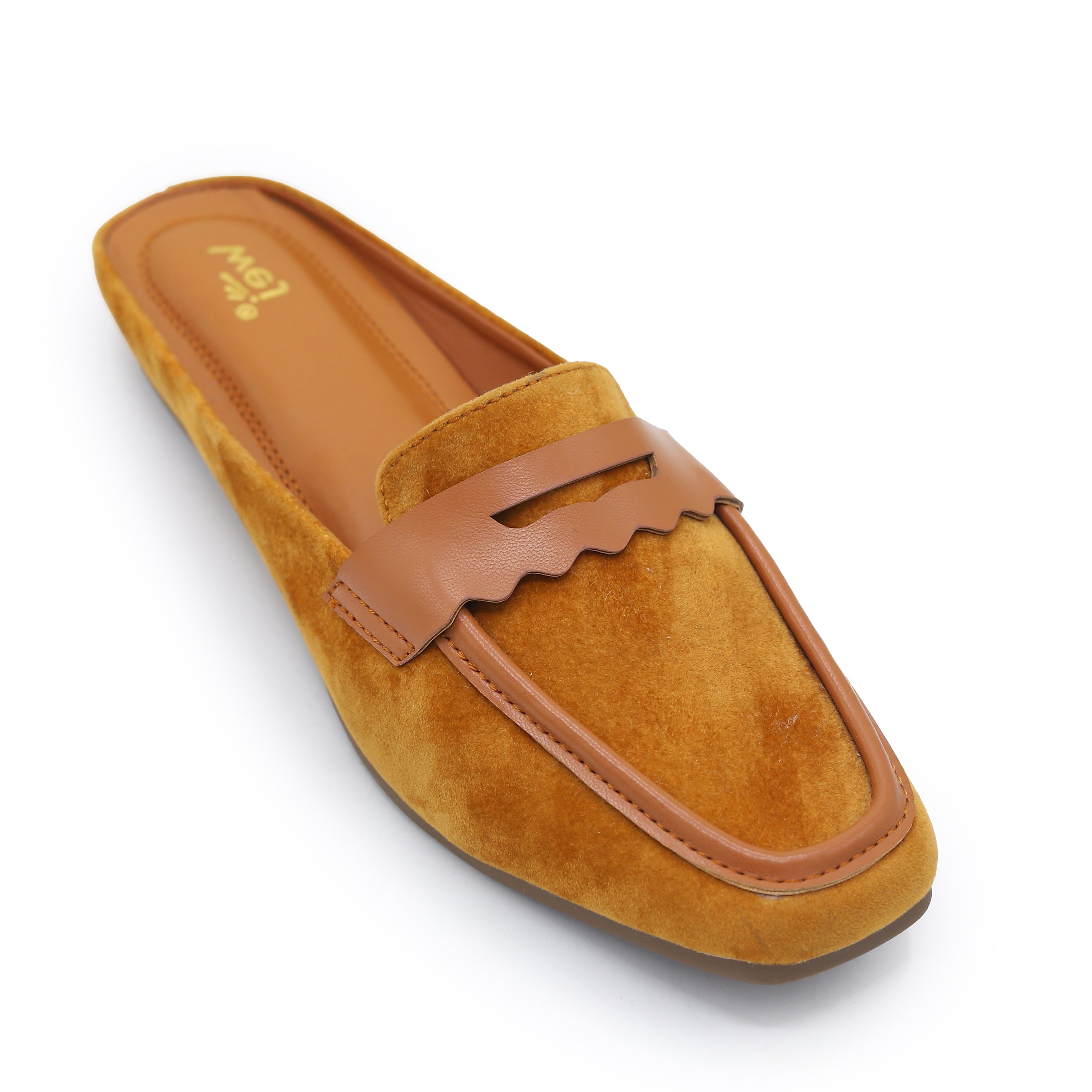 Suede Mules 8007249 Tan