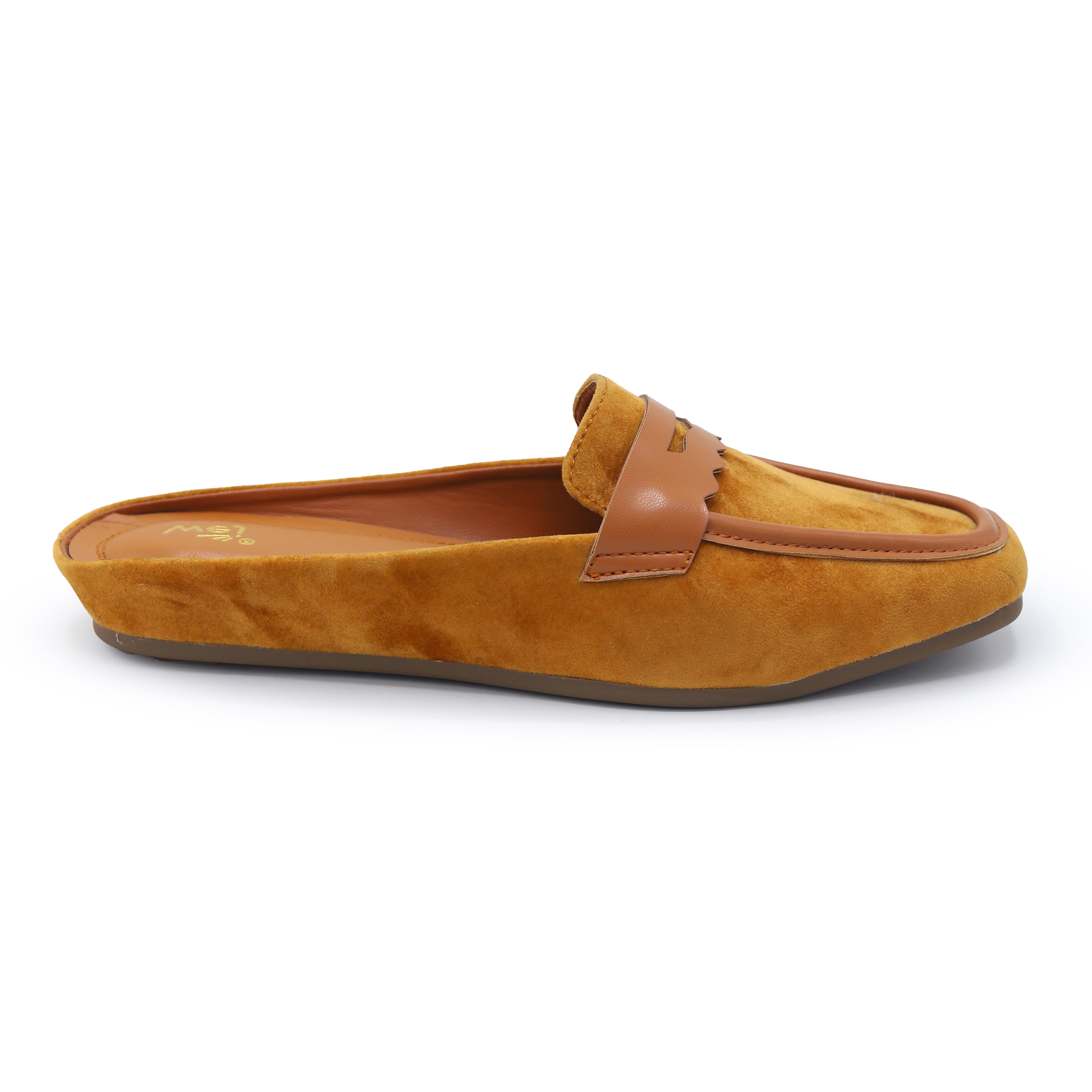 Suede Mules 8007249 Tan