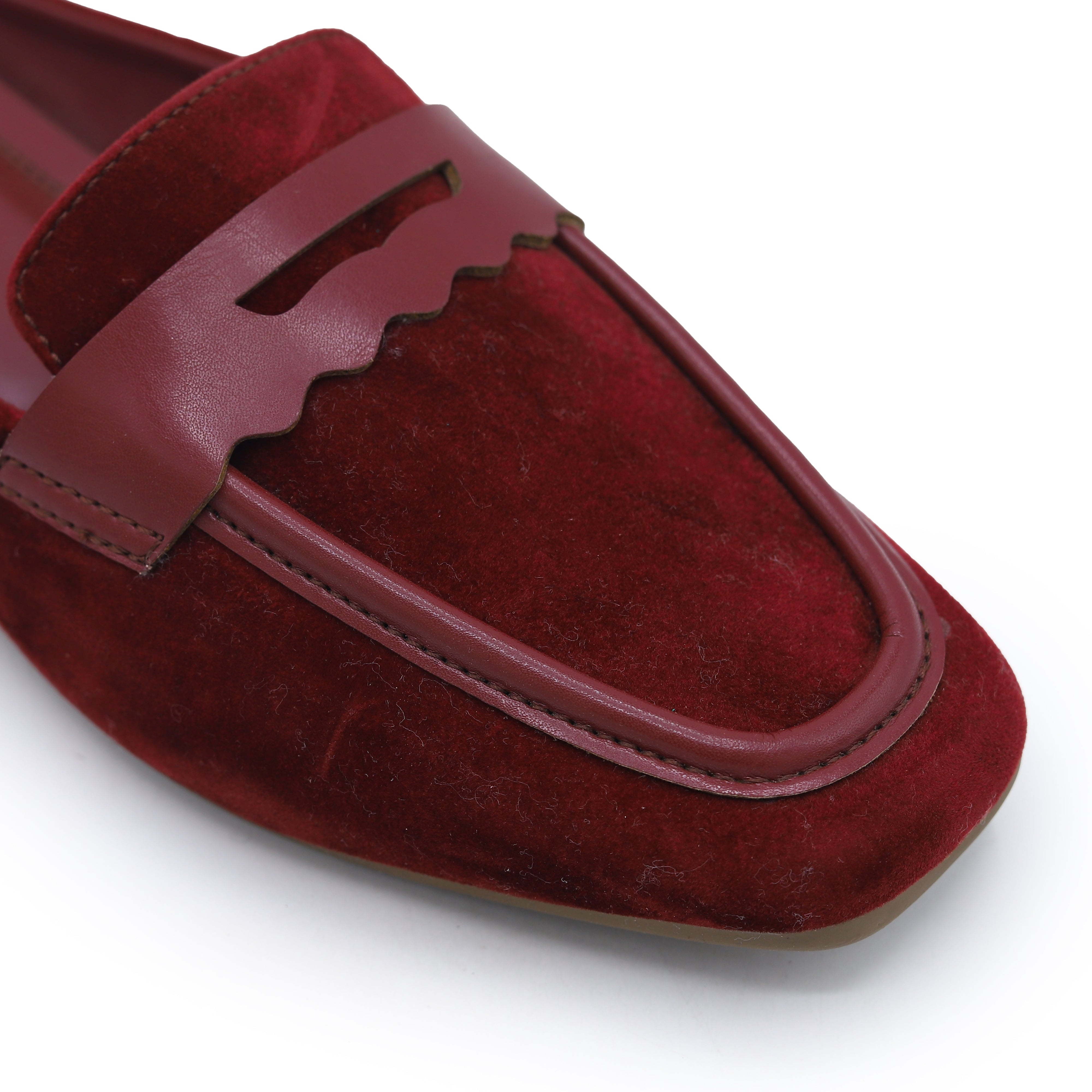 Suede Mules 8007249 Maroon