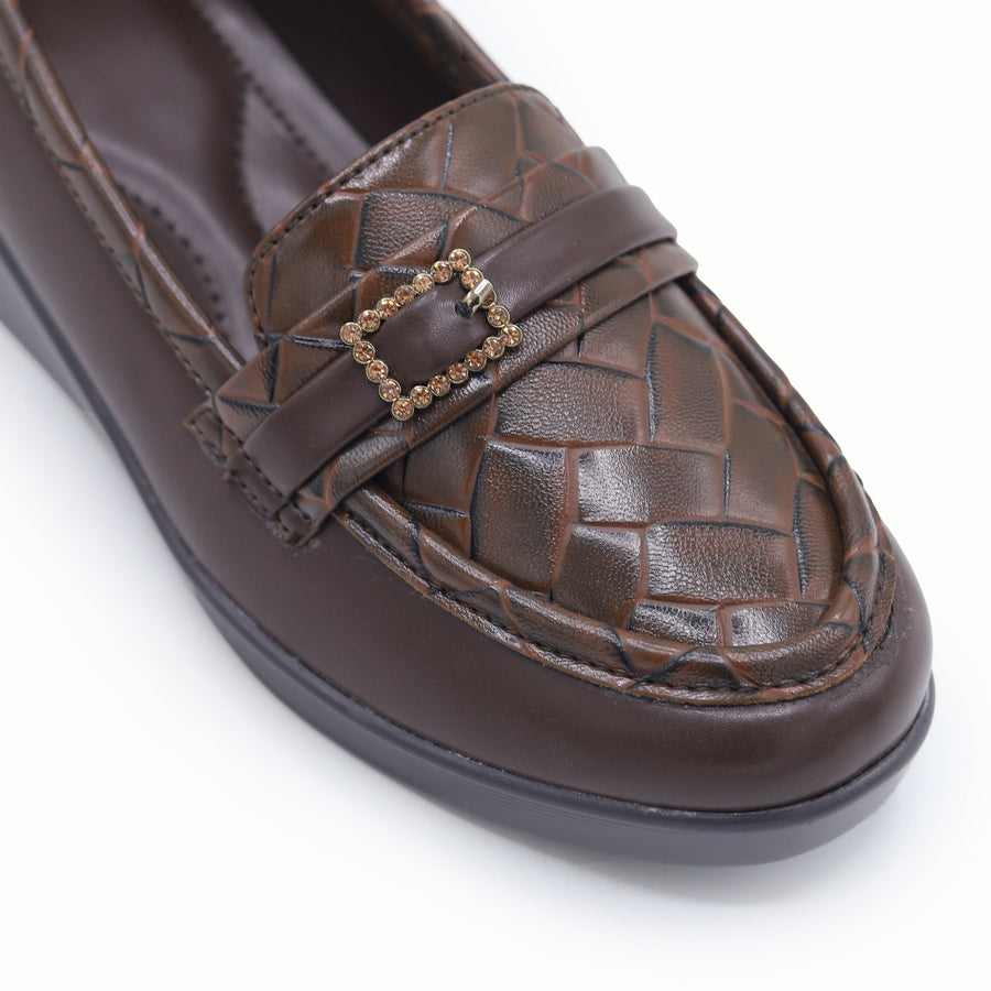 Wedge Loafers 8004615 Coffee
