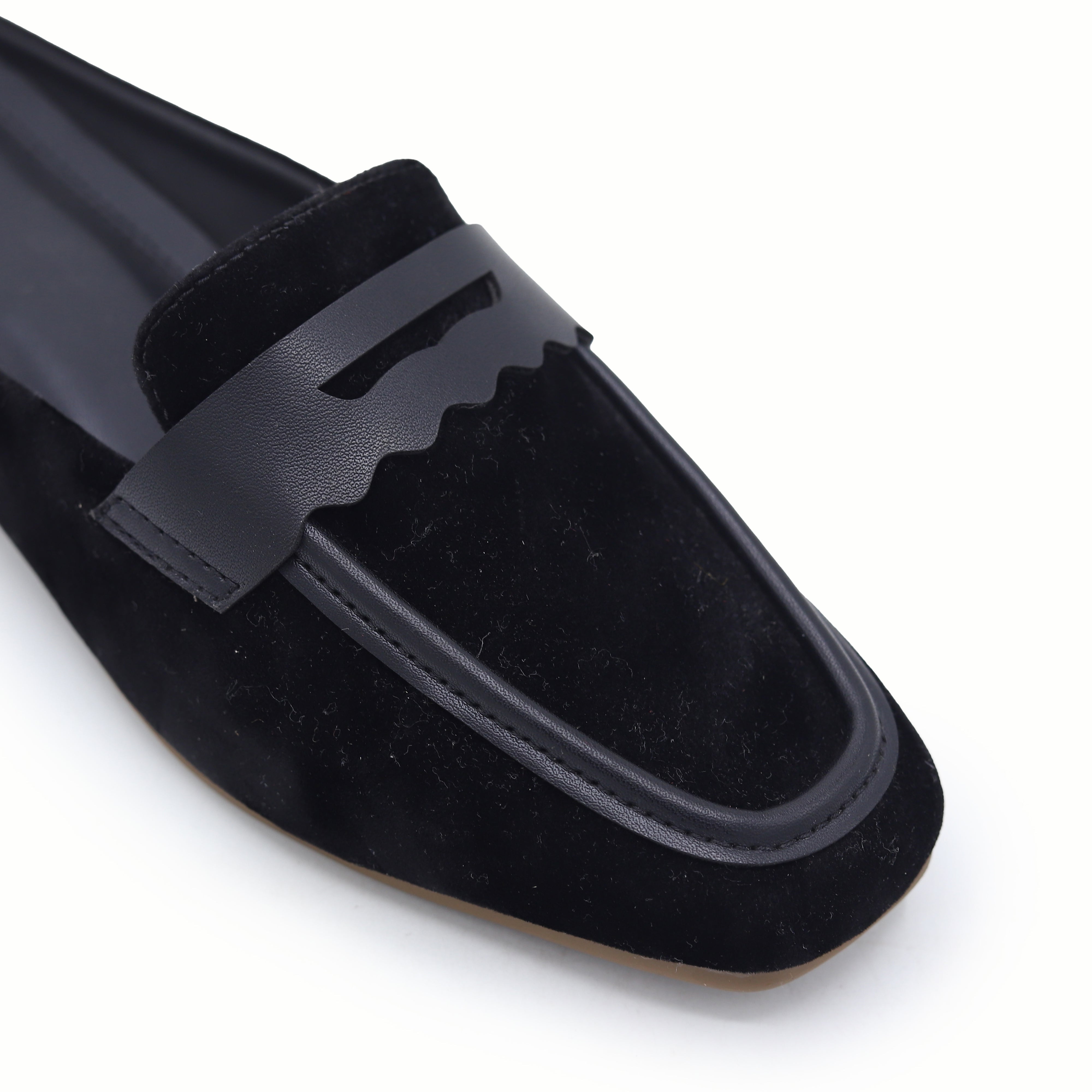 Suede Mules 8007249 Black