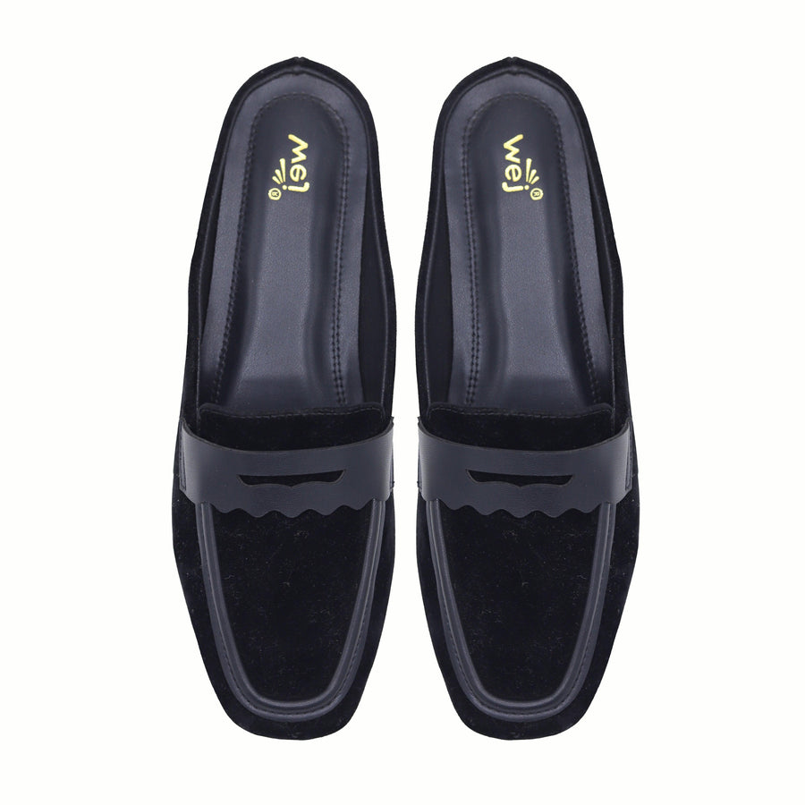 Suede Mules 8007249 Black