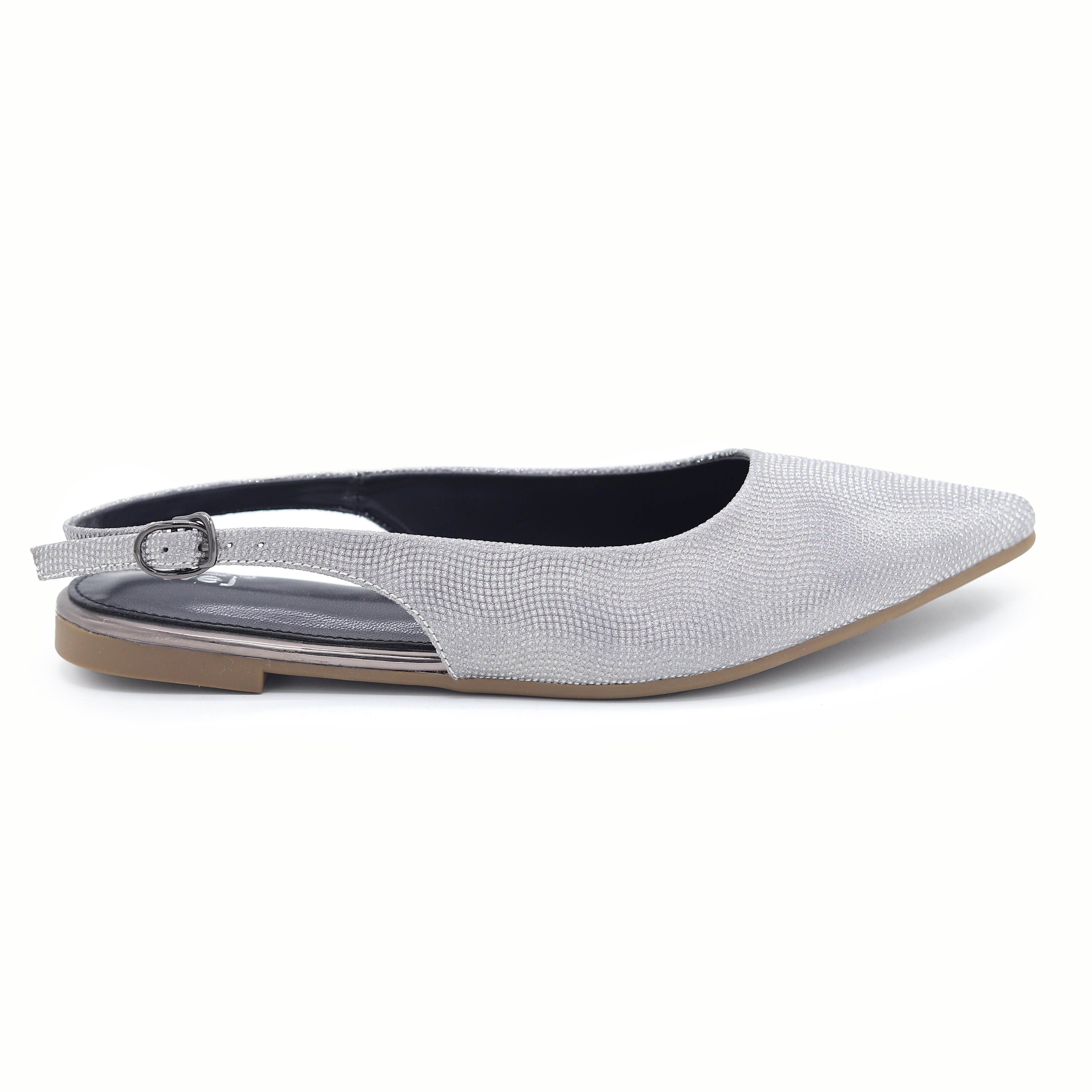 Slingback Flats 8002382 Gun Grey