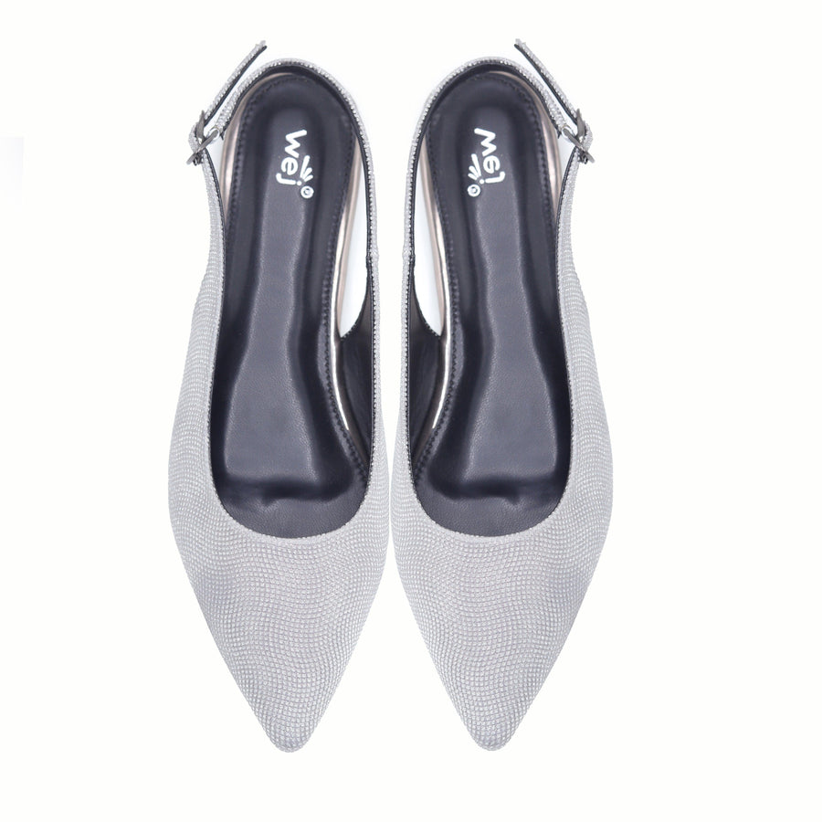 Slingback Flats 8002382 Gun Grey