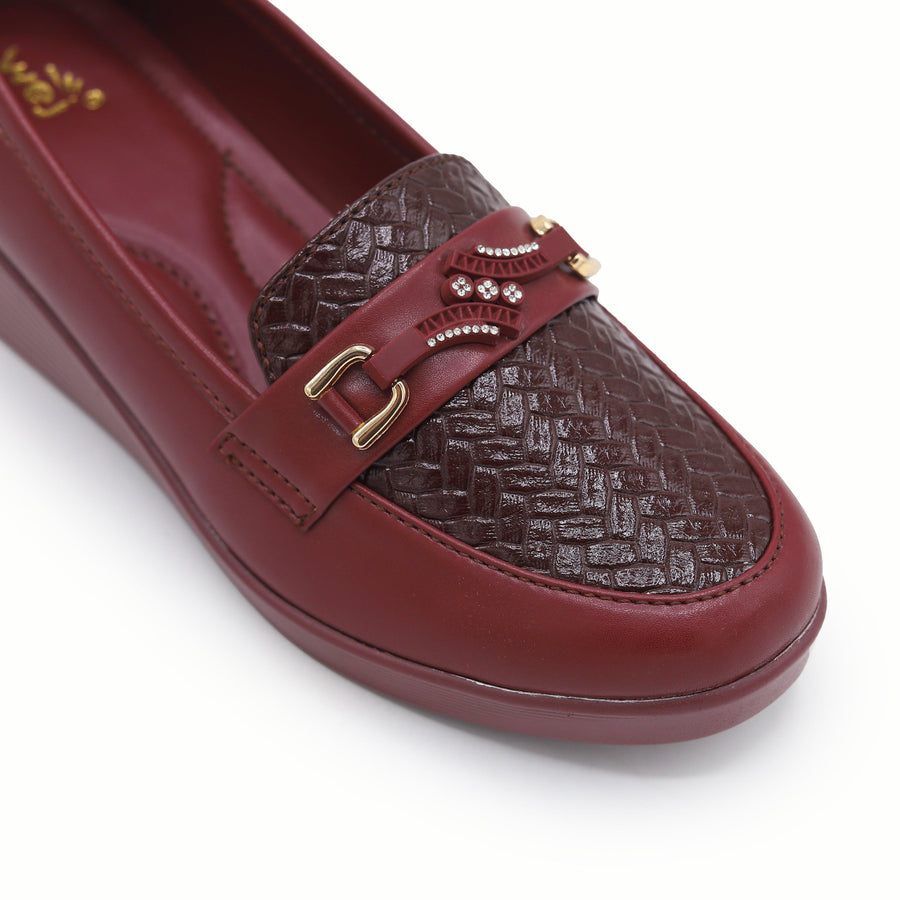 Wedge Loafers 8004614 Maroon