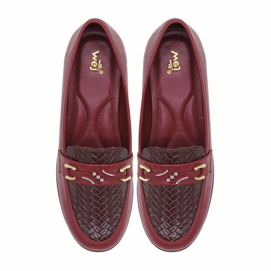 Wedge Loafers 8004614 Maroon