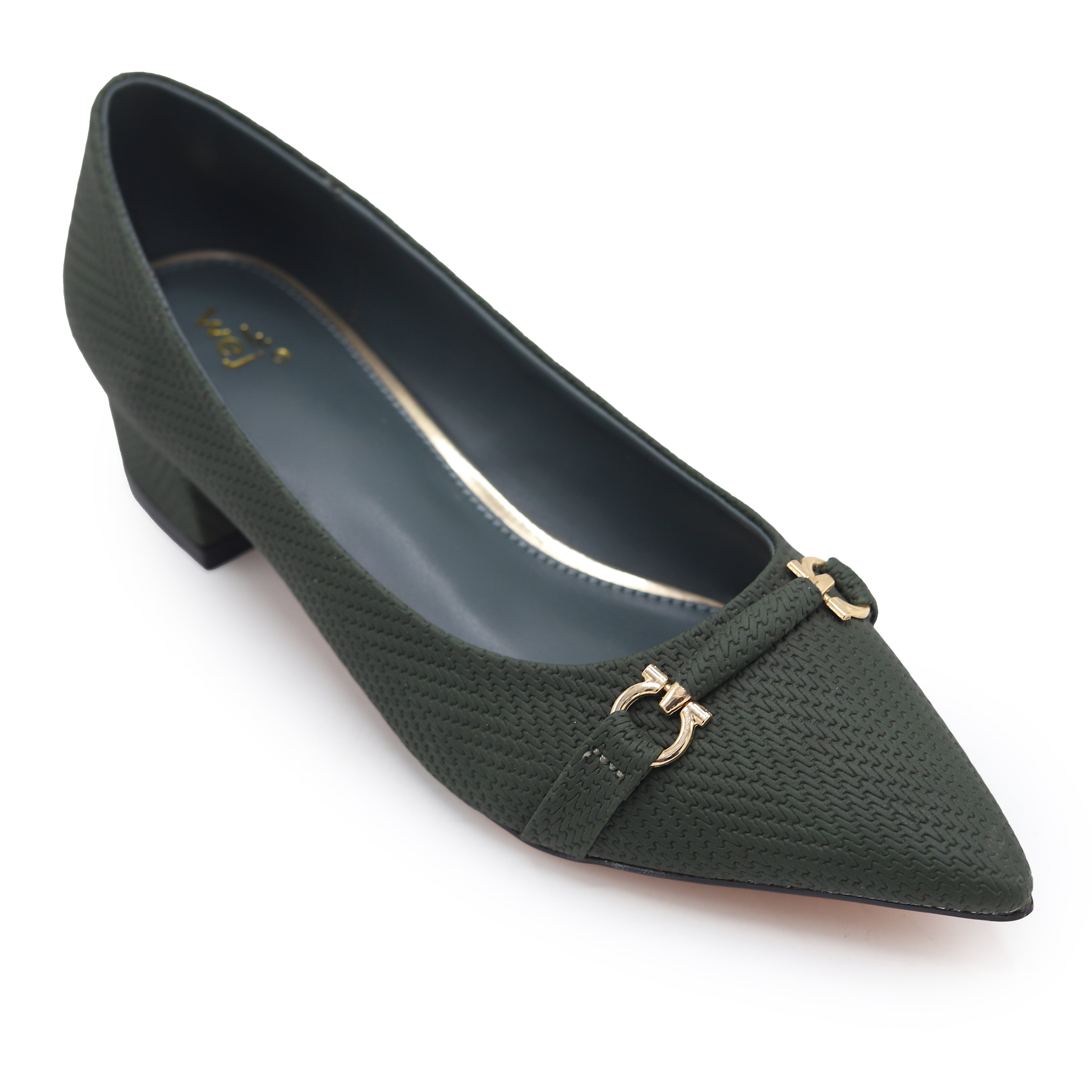 Court Pumps 8108276 D Green 3.5cm