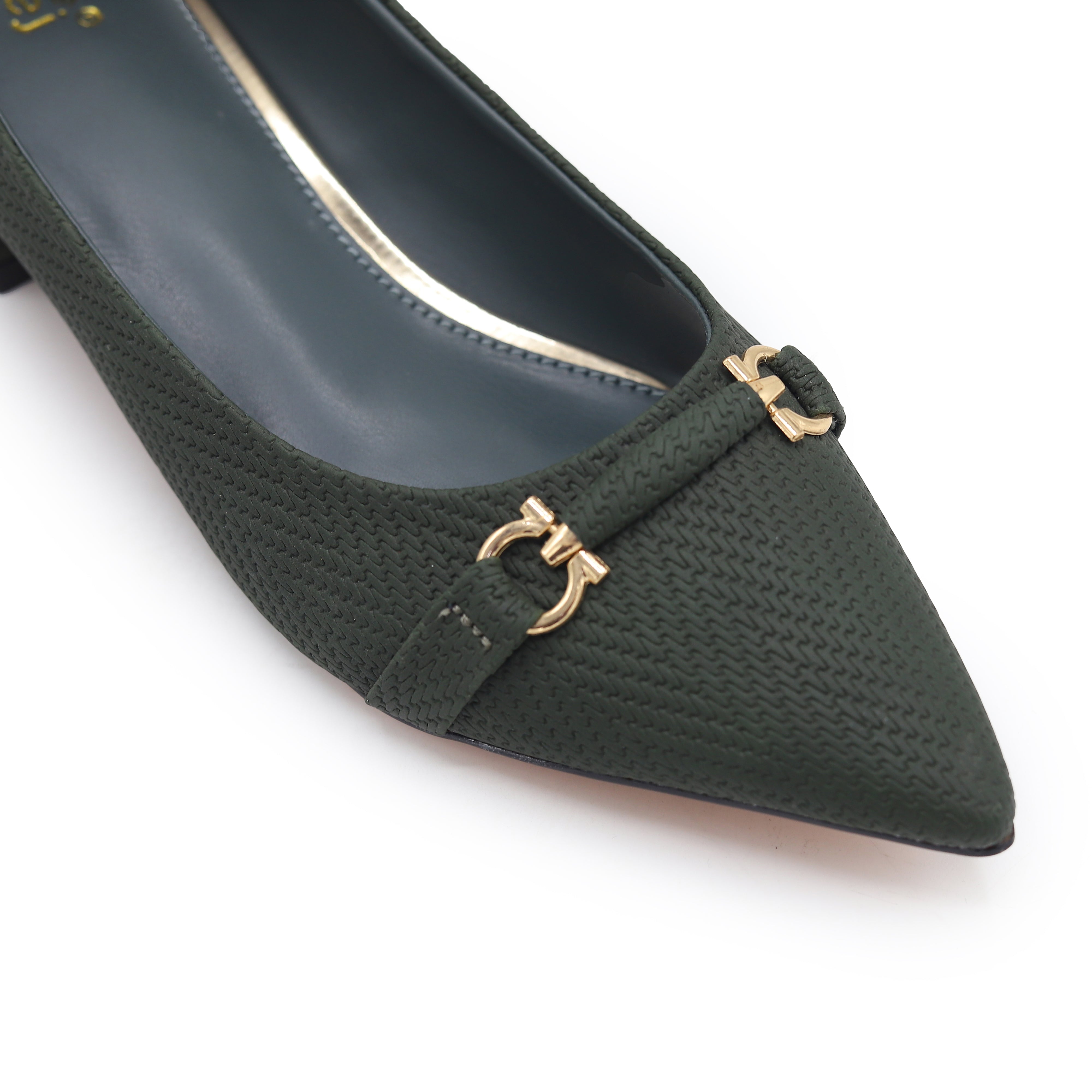 Court Pumps 8108276 D Green 3.5cm