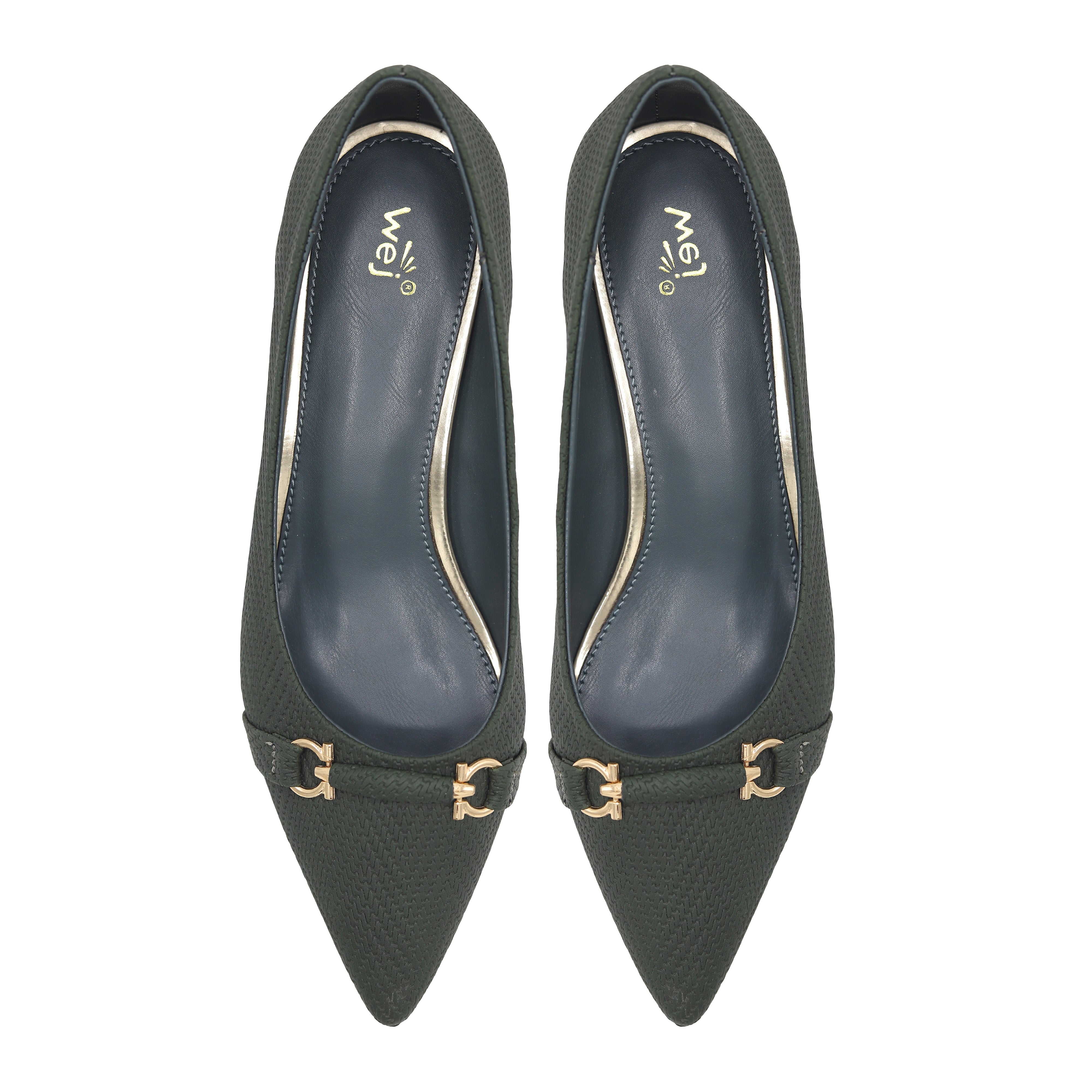 Court Pumps 8108276 D Green 3.5cm
