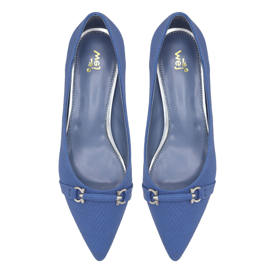 Court Pumps 8108276 Blue 3.5cm