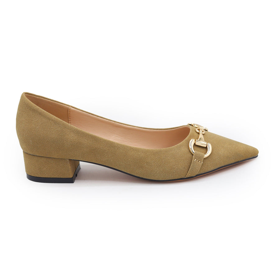 Court Pumps 8108282 D Olive 3.5cm
