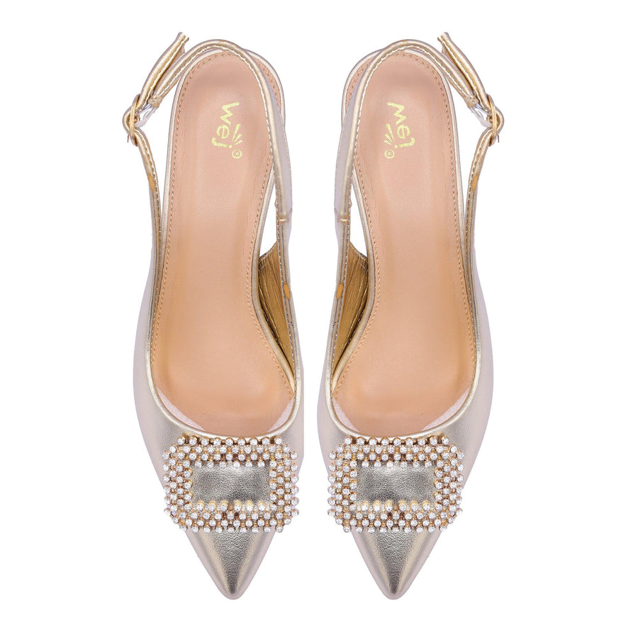 Slingback Heel 8102165 Gold