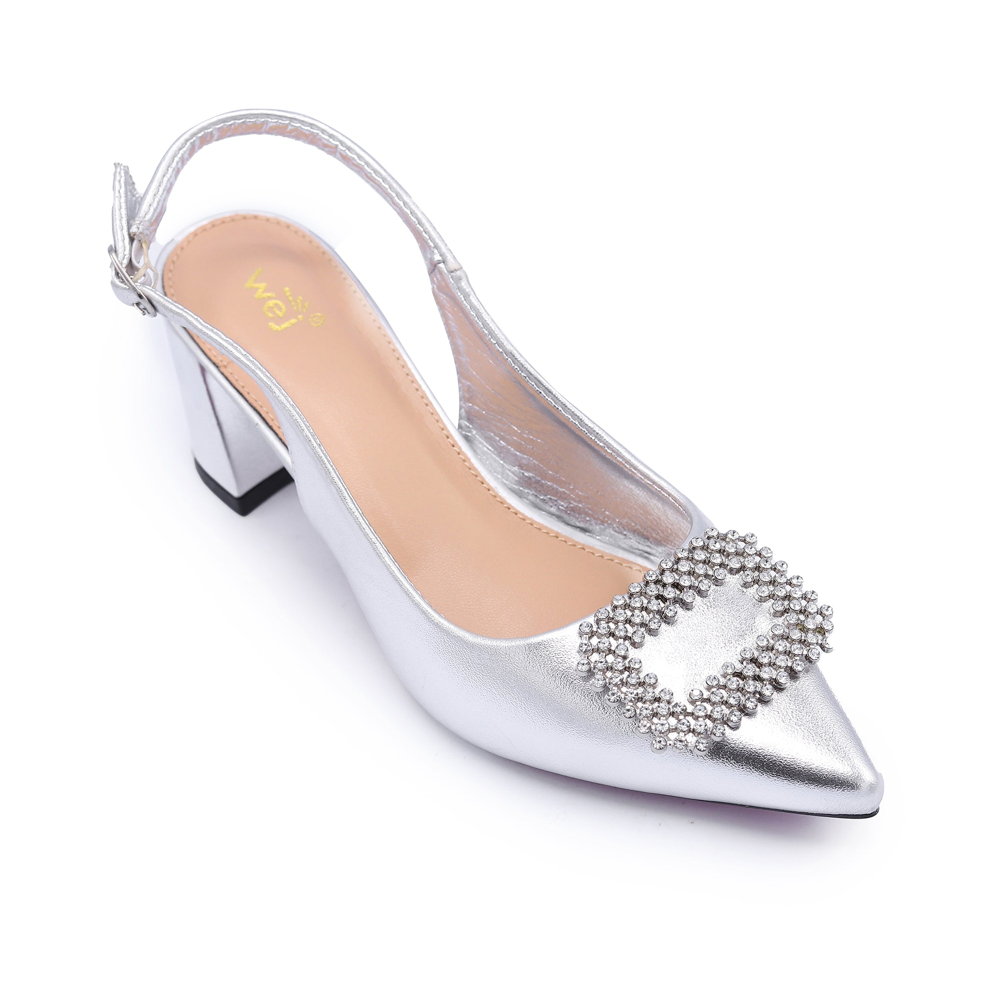 Slingback Heel 8102165 Silver