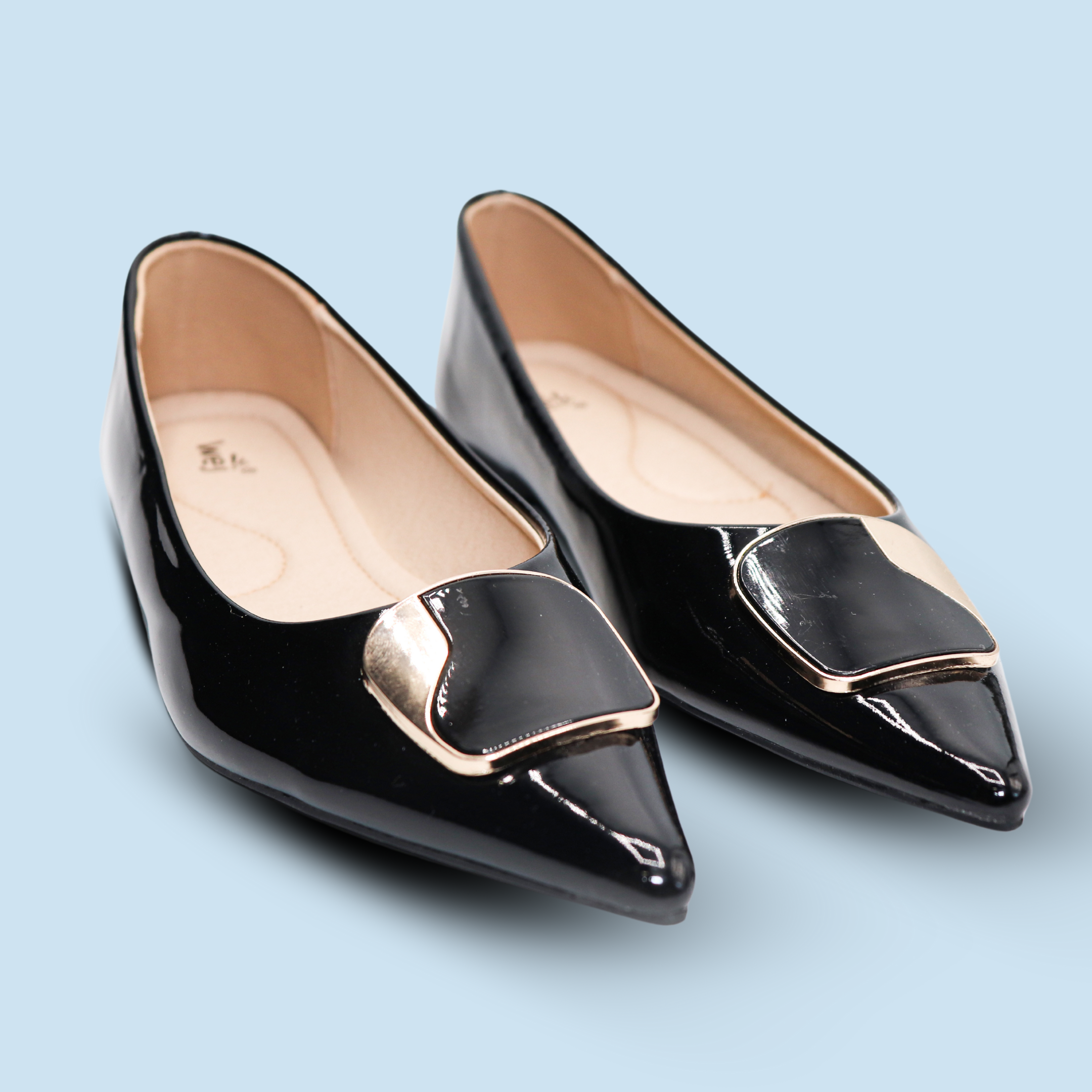 Black Pumps-Women Flat Shoes / 8006189