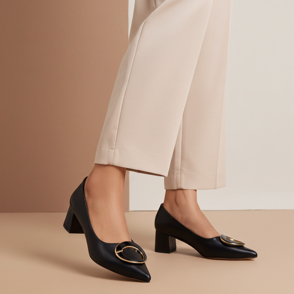 Black Formal Court Shoes / 8108137