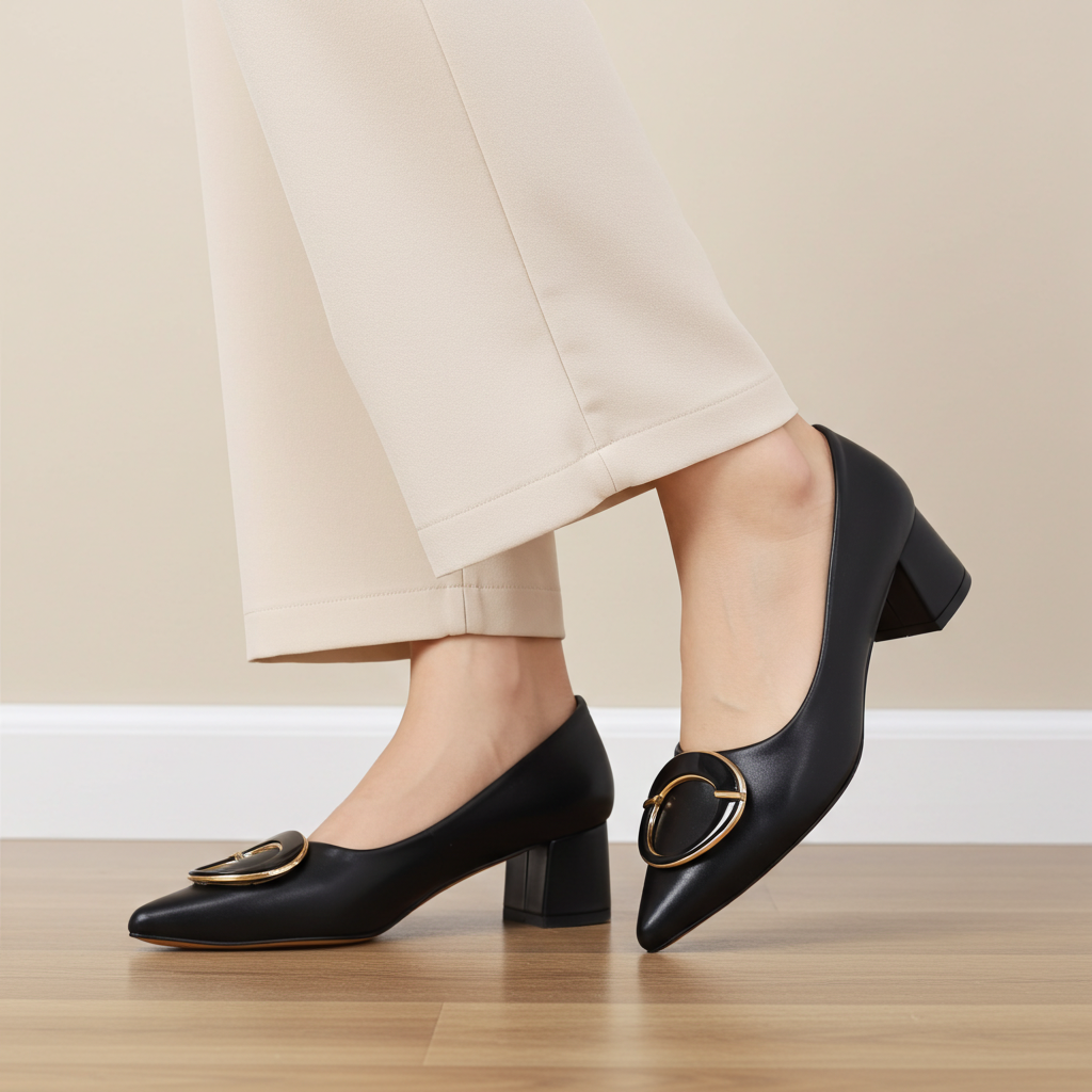 Black Formal Court Shoes / 8108137