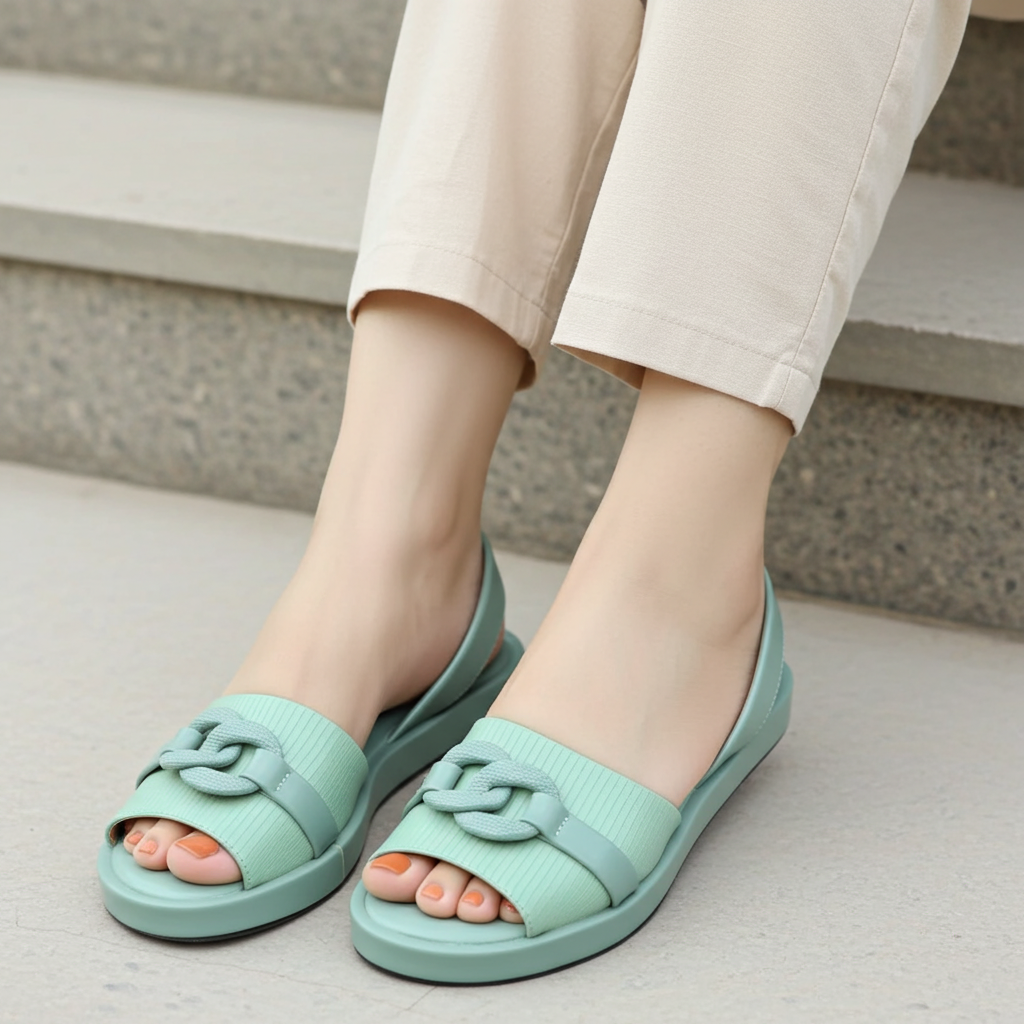 Mint Comfort Slip-On Sandals / 8002242