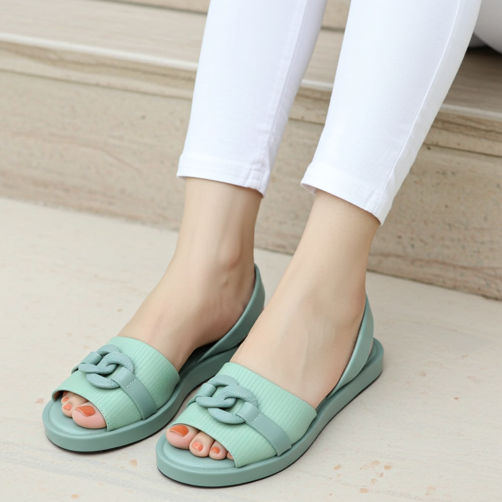 Mint Comfort Slip-On Sandals / 8002242