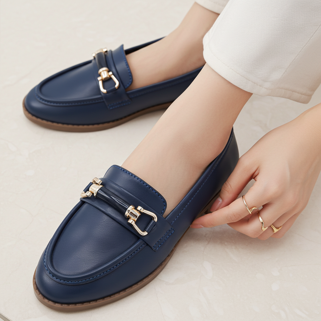 Black Platform Bit Loafers - 8004367