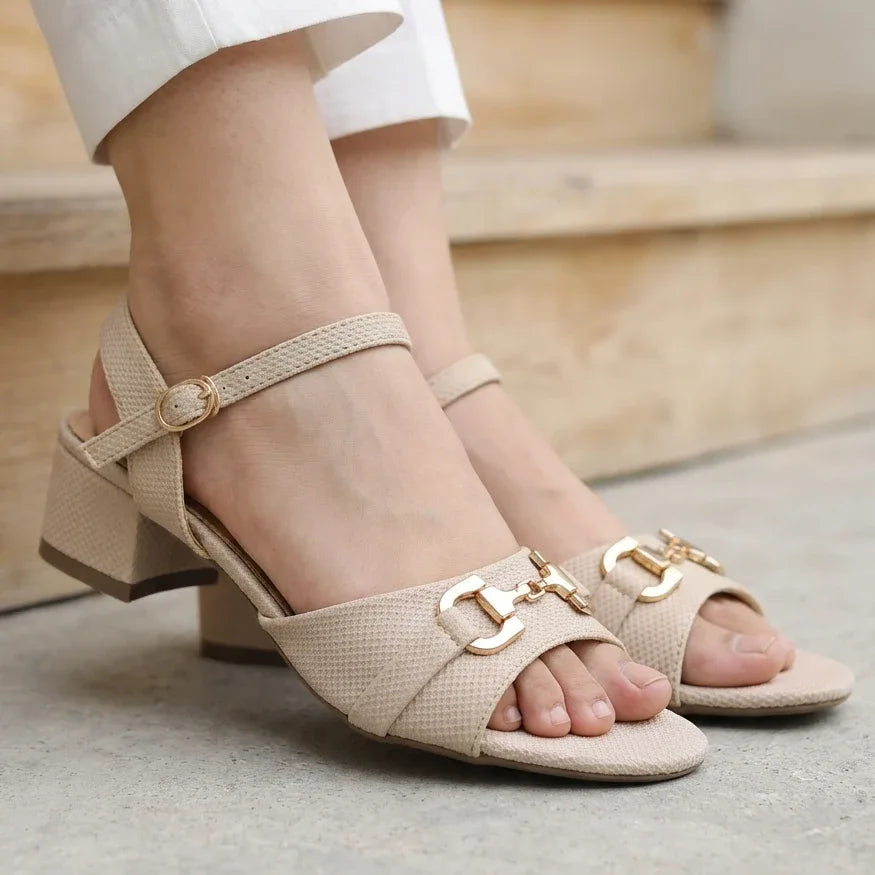 Block Heel 8102168 Beige