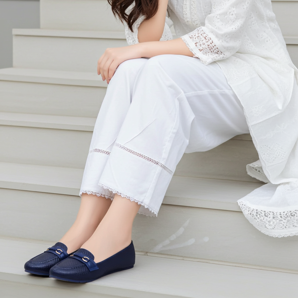 Navy loafers for women - 8006299